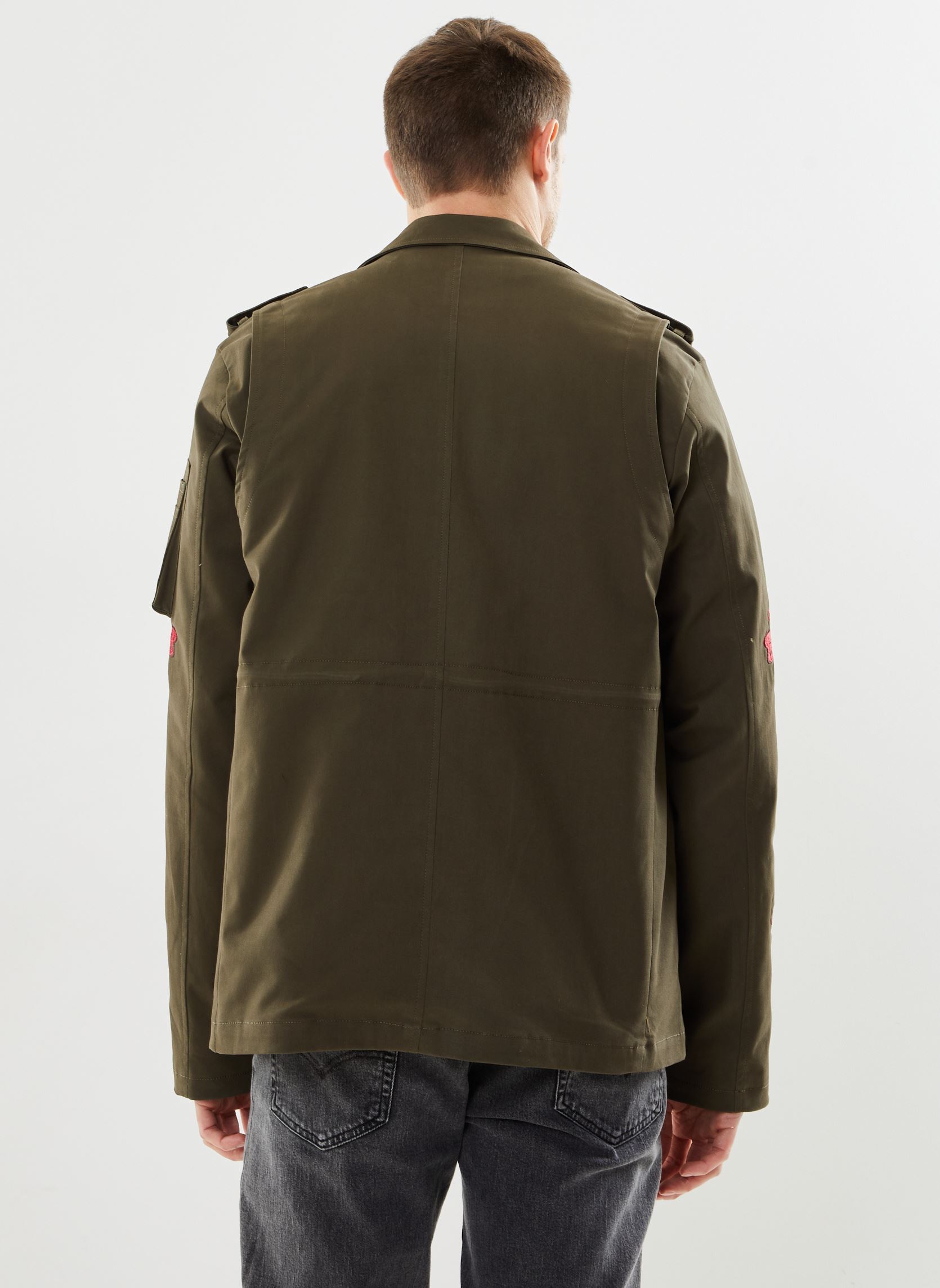 Jacken Fleet Men herren grün Bombers Original Jacken Fleet Men herren grün KAKI