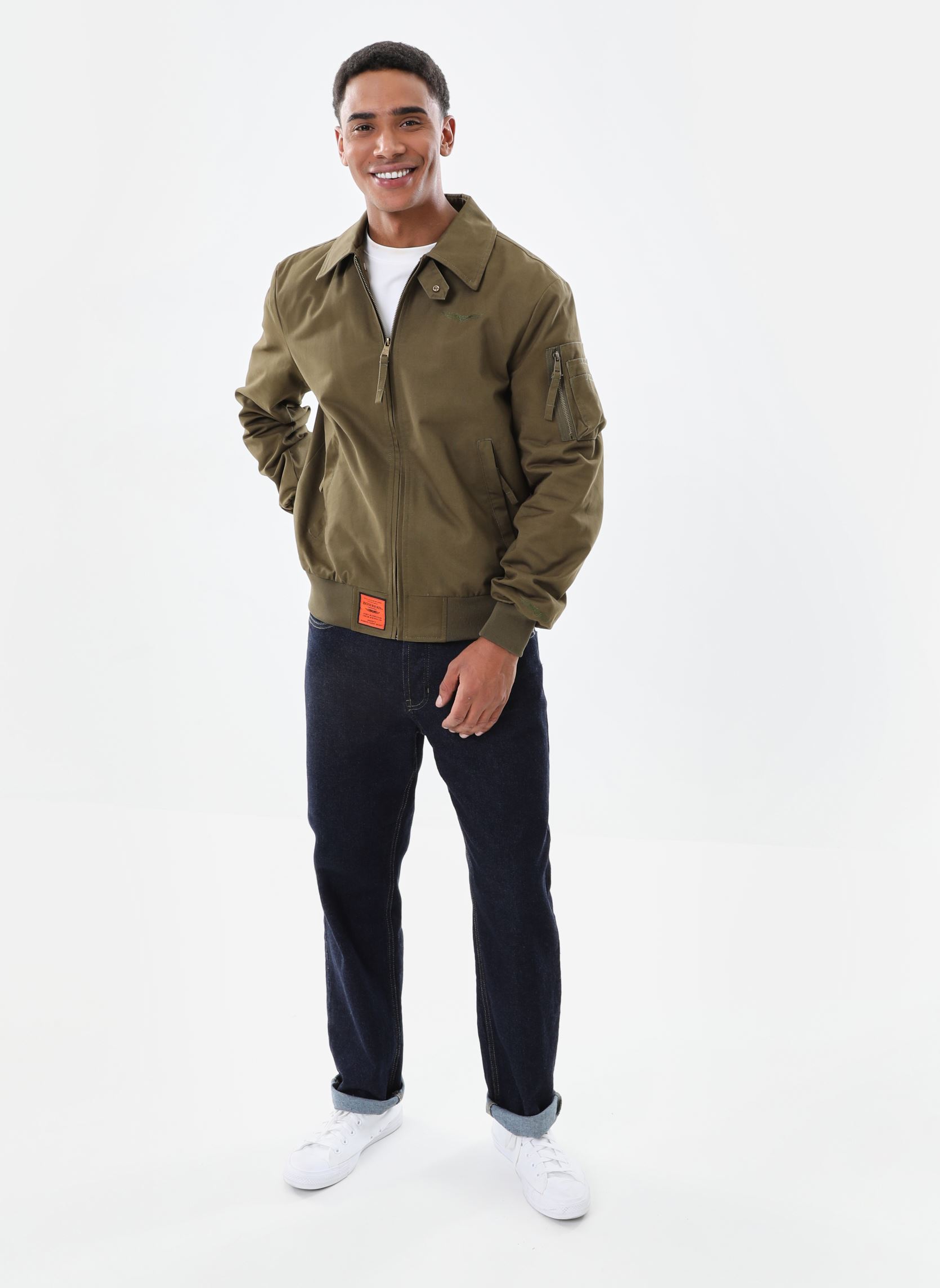 Chaquetas Humming Men hombre verde Bombers Original Chaquetas Humming Men hombre verde KAKI