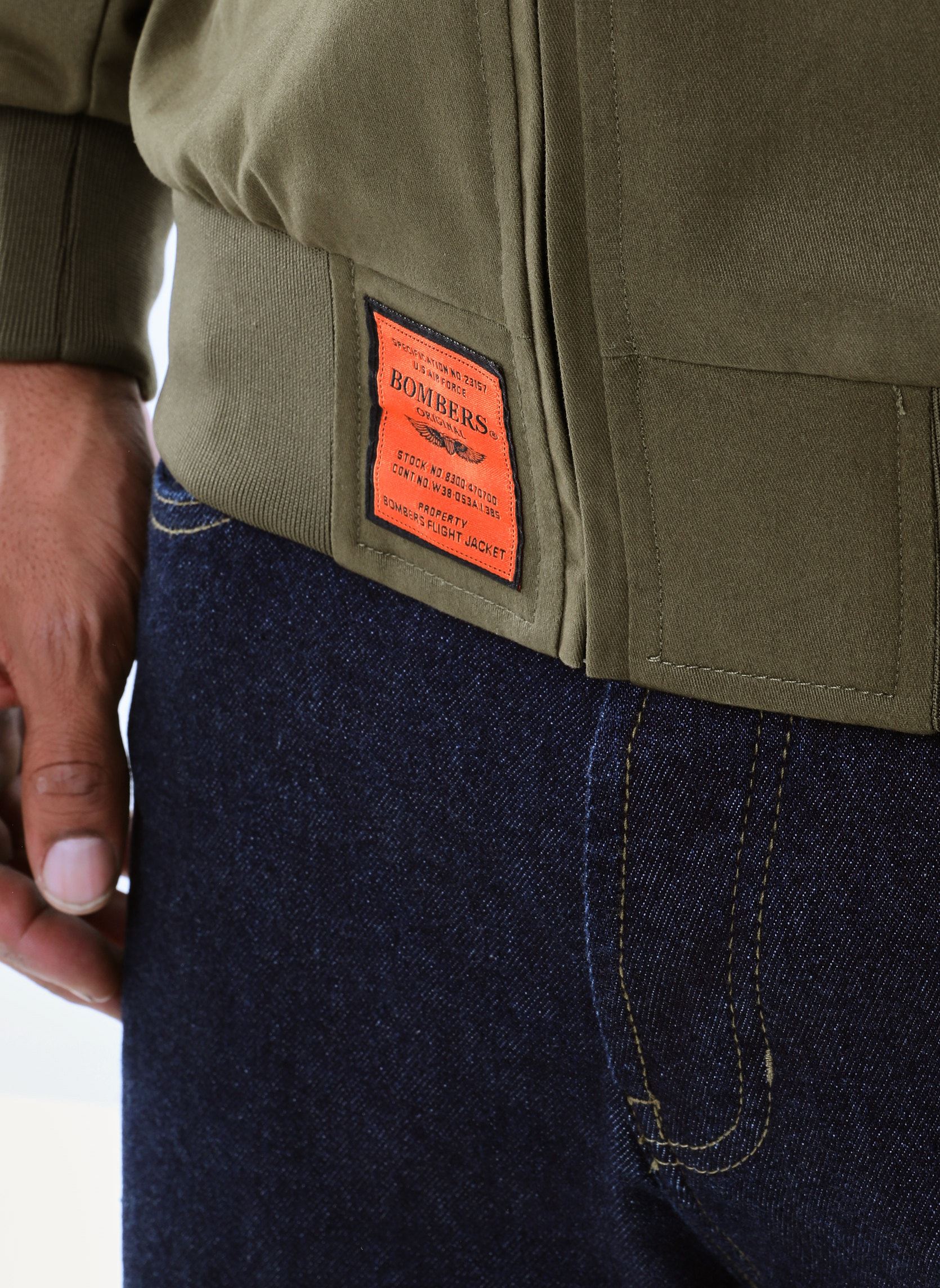 Chaquetas Humming Men hombre verde Bombers Original Chaquetas Humming Men hombre verde KAKI