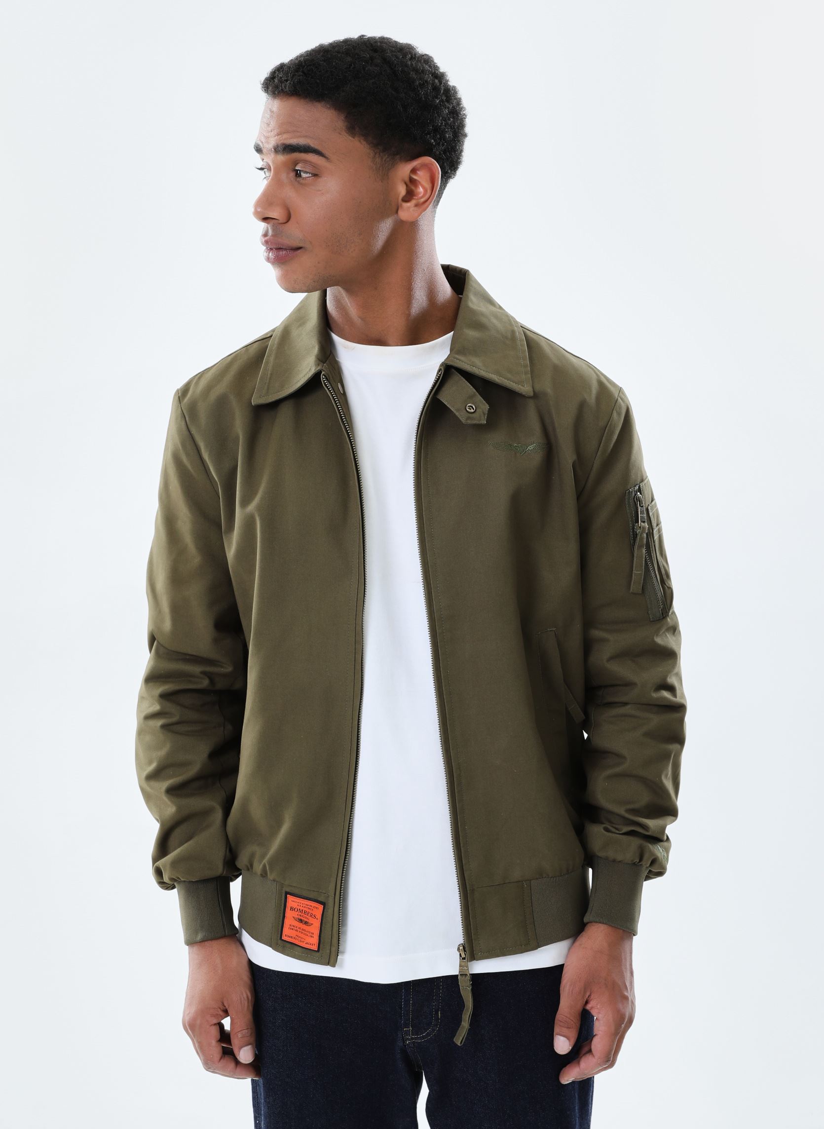 Chaquetas Humming Men hombre verde Bombers Original Chaquetas Humming Men hombre verde KAKI