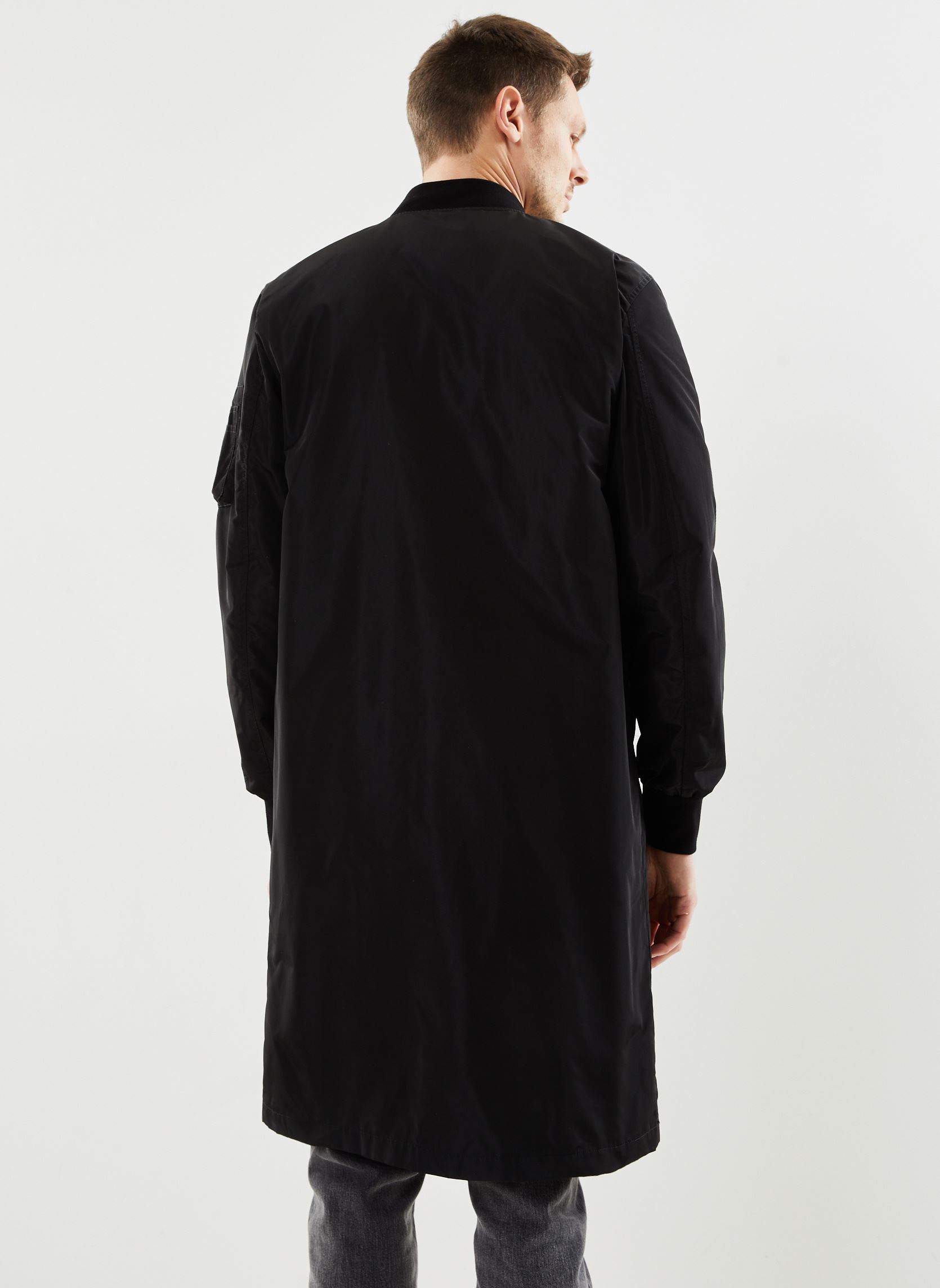 Cappotti lunghi MA 105 MEN uomo nero Bombers Original Cappotti lunghi MA 105 MEN uomo nero BLACK