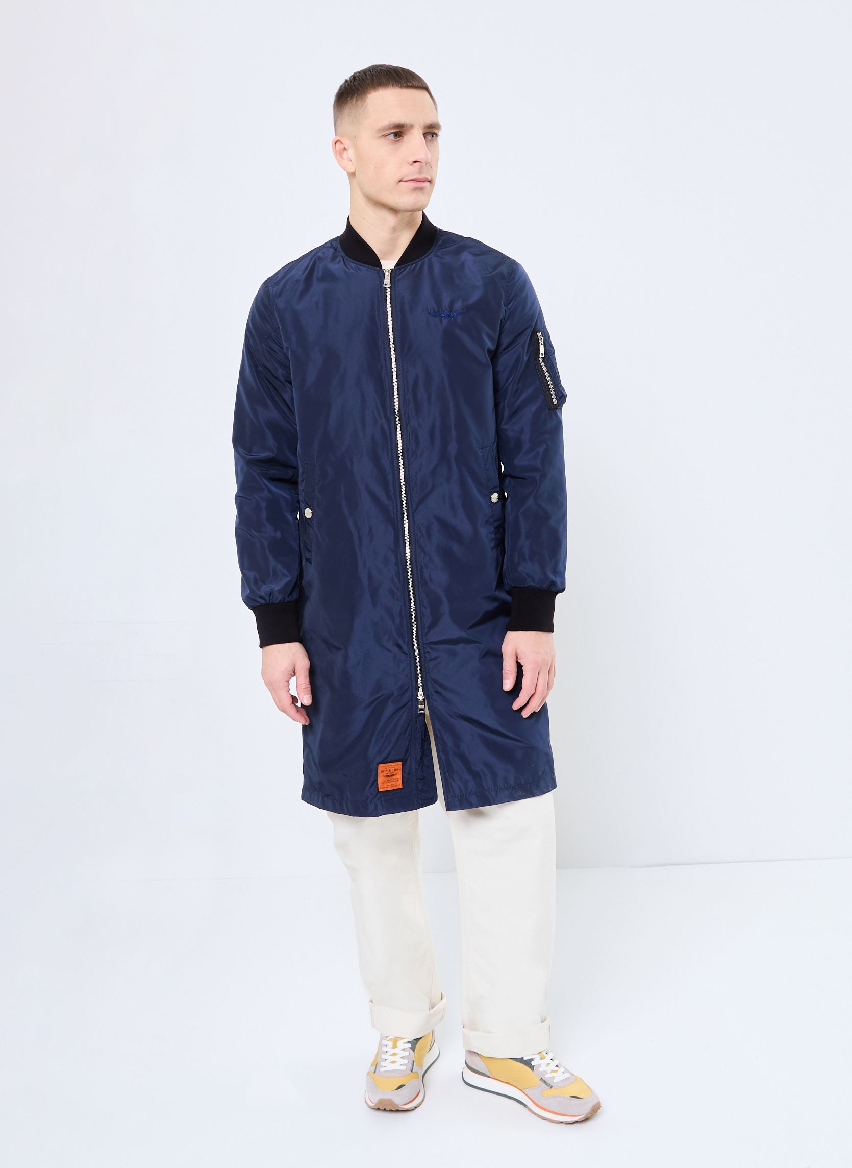 Lange Mäntel MA 105 MEN herren blau Bombers Original Lange Mäntel MA 105 MEN herren blau NAVY