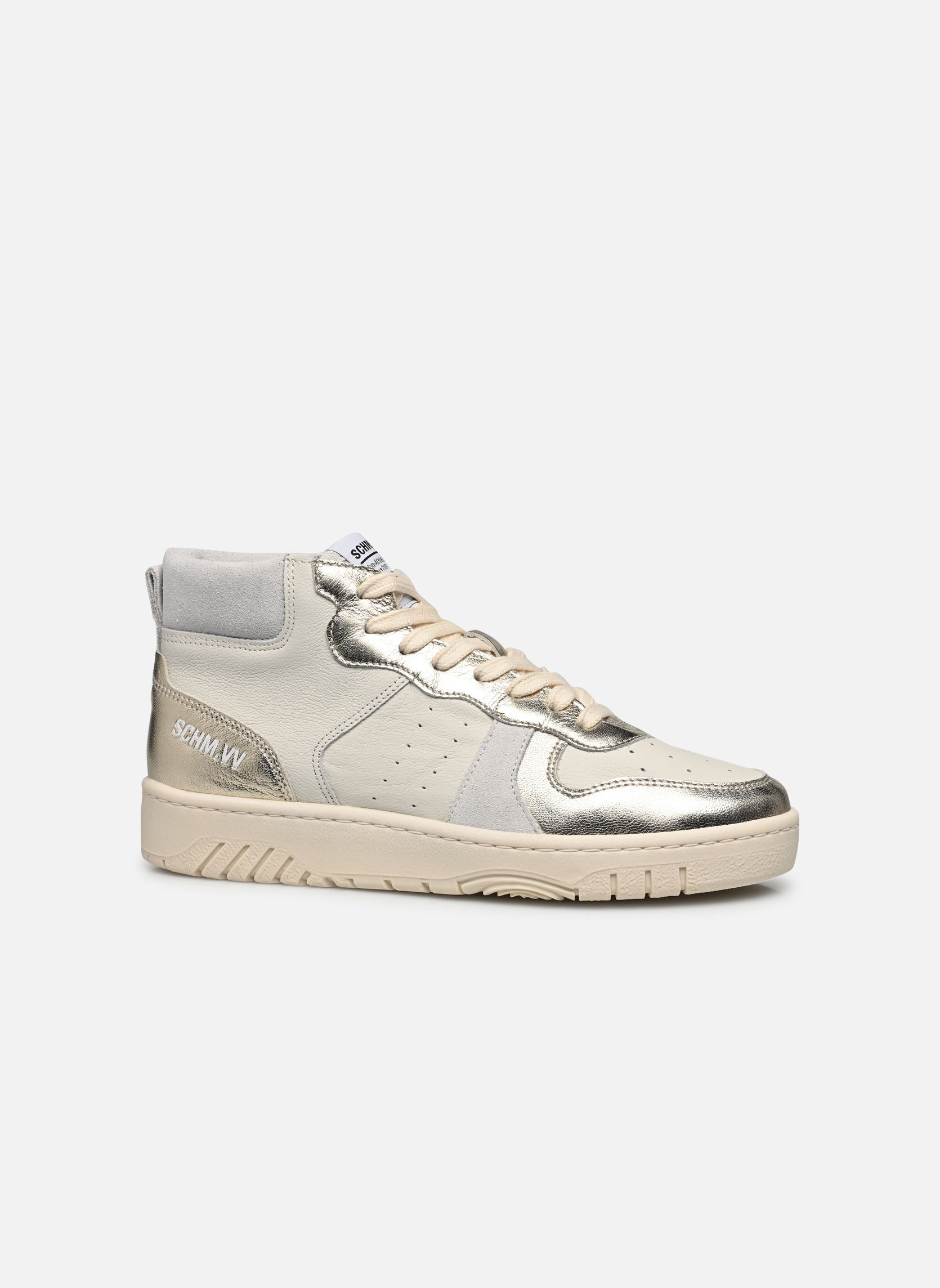 Hoge sneakers WINSTON MID W dames wit Schmoove Hoge sneakers WINSTON MID W dames wit OFF WHITECHAMPAGNE