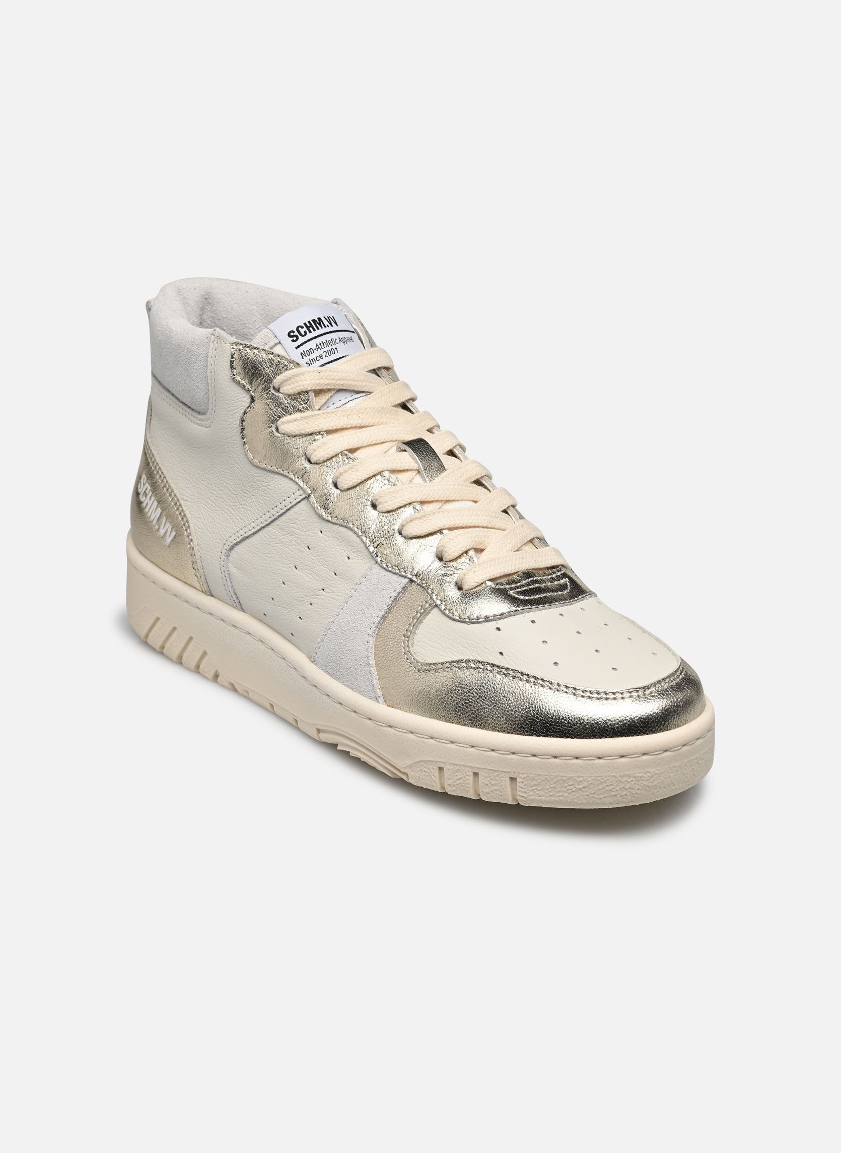 Hoge sneakers WINSTON MID W dames wit Schmoove Hoge sneakers WINSTON MID W dames wit OFF WHITECHAMPAGNE