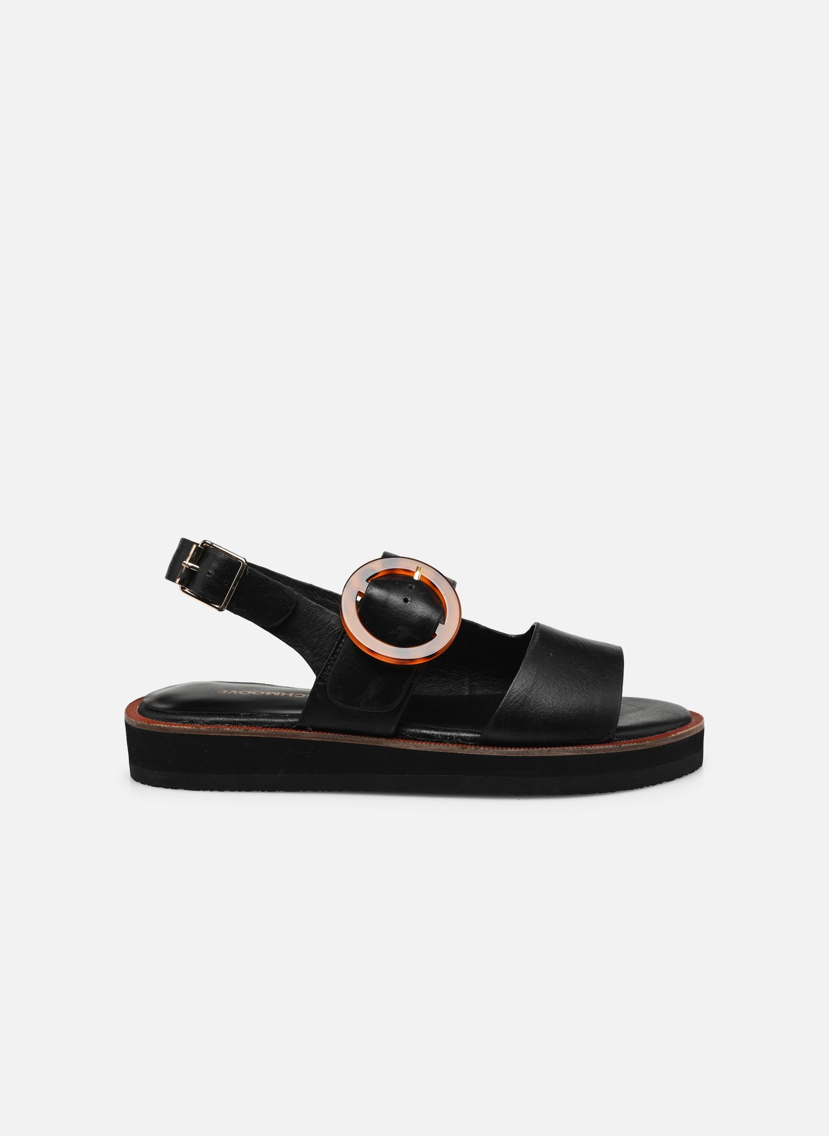 Sandales plates SIGUI SANDALE W femme noir Schmoove Sandales plates SIGUI SANDALE W femme noir BLACK