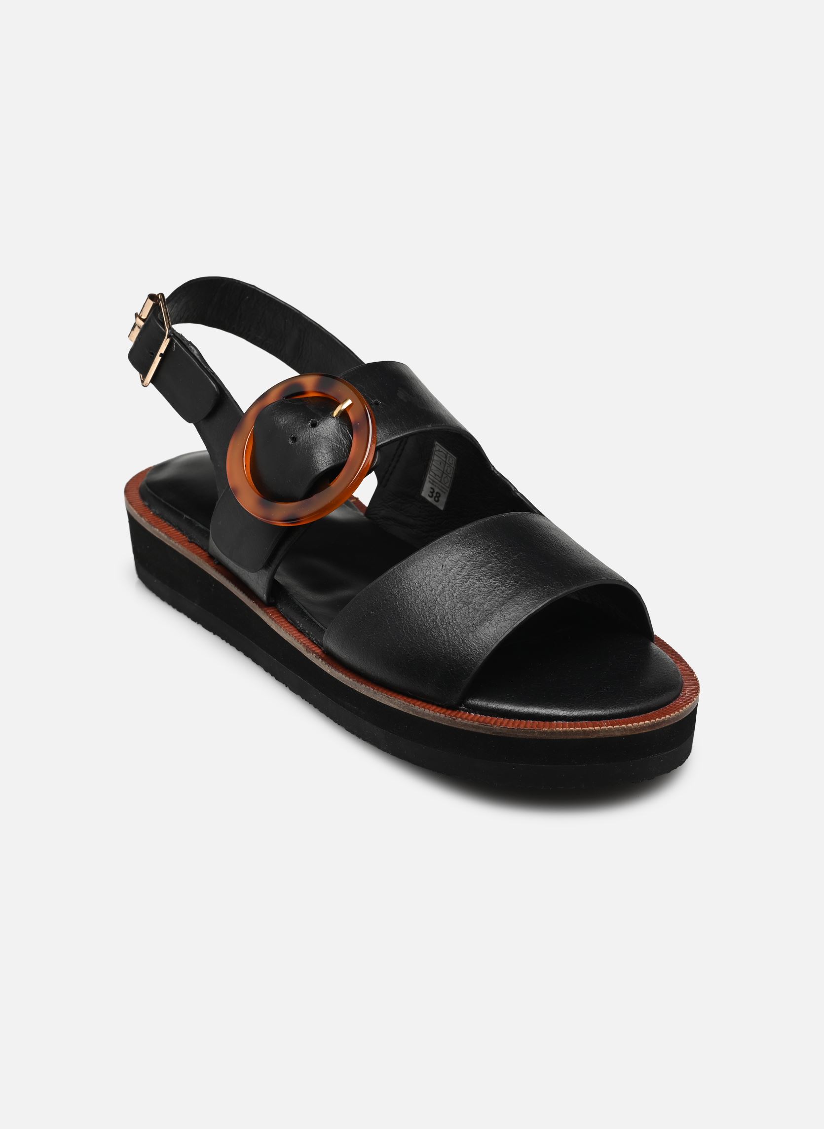 Sandales plates SIGUI SANDALE W femme noir Schmoove Sandales plates SIGUI SANDALE W femme noir BLACK