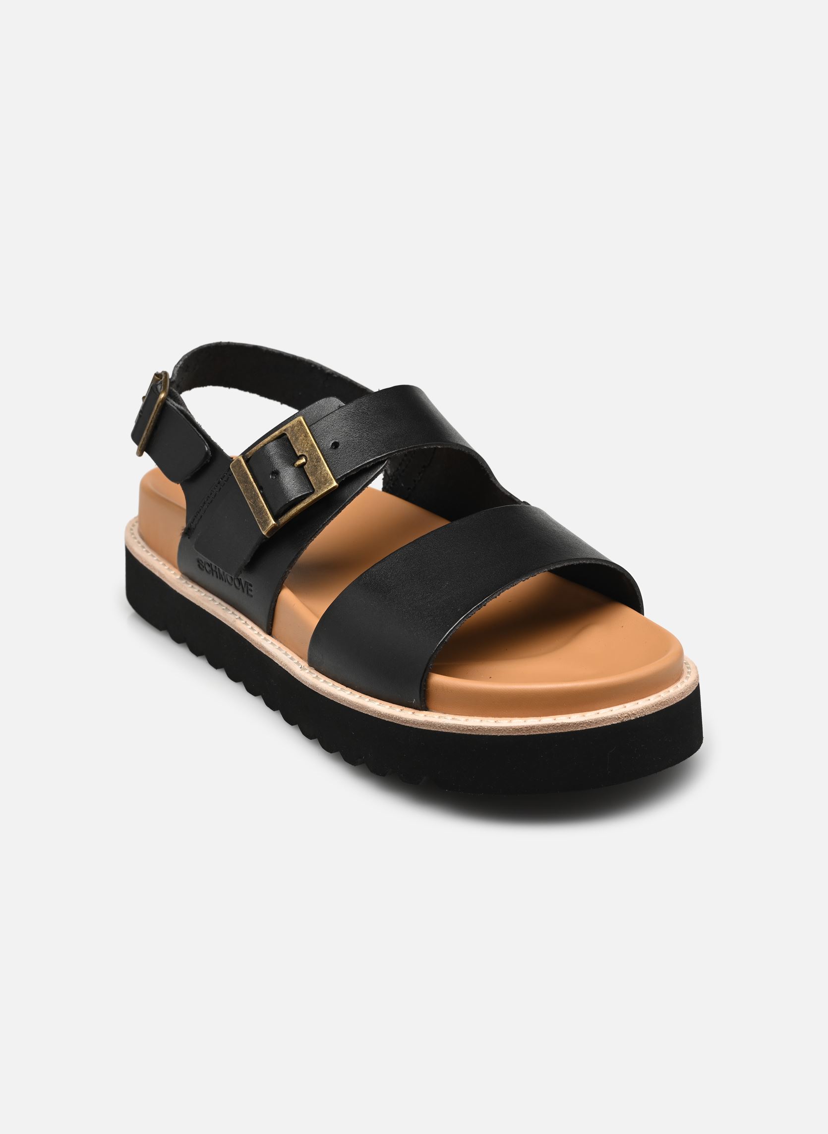 Sandali piatti OLIVA SANDALE W donna nero Schmoove Sandali piatti OLIVA SANDALE W donna nero BLACK