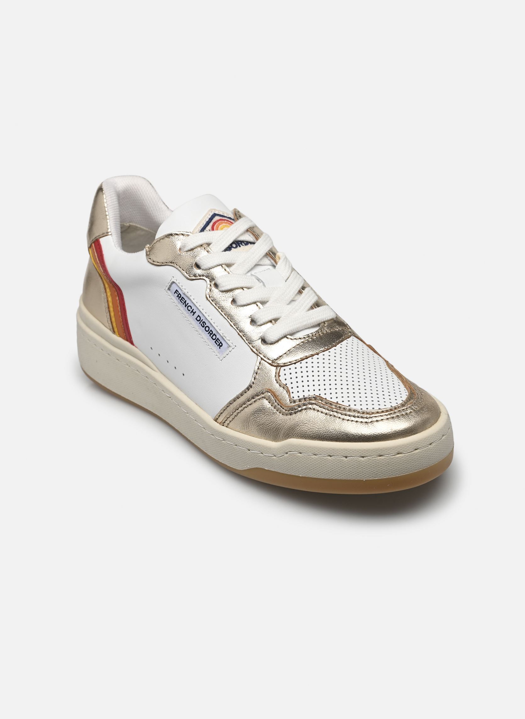 Niedrige Sneaker Rainbow W damen weiß French Disorder Niedrige Sneaker Rainbow W damen weiß BLANC OR