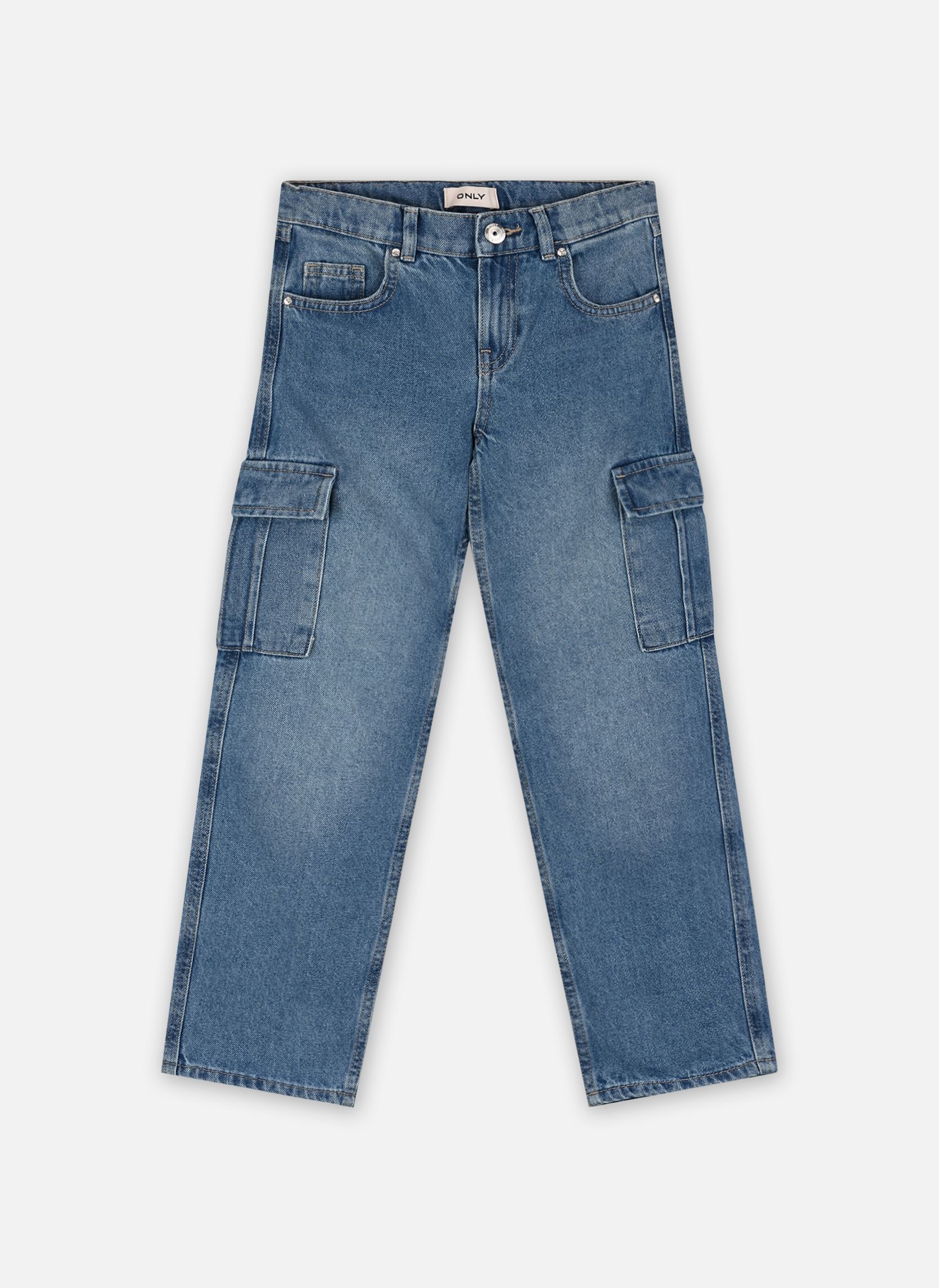 Pantalon enfant Only KOGHARMONY WIDE CARGO CARROT PIM - vue 2