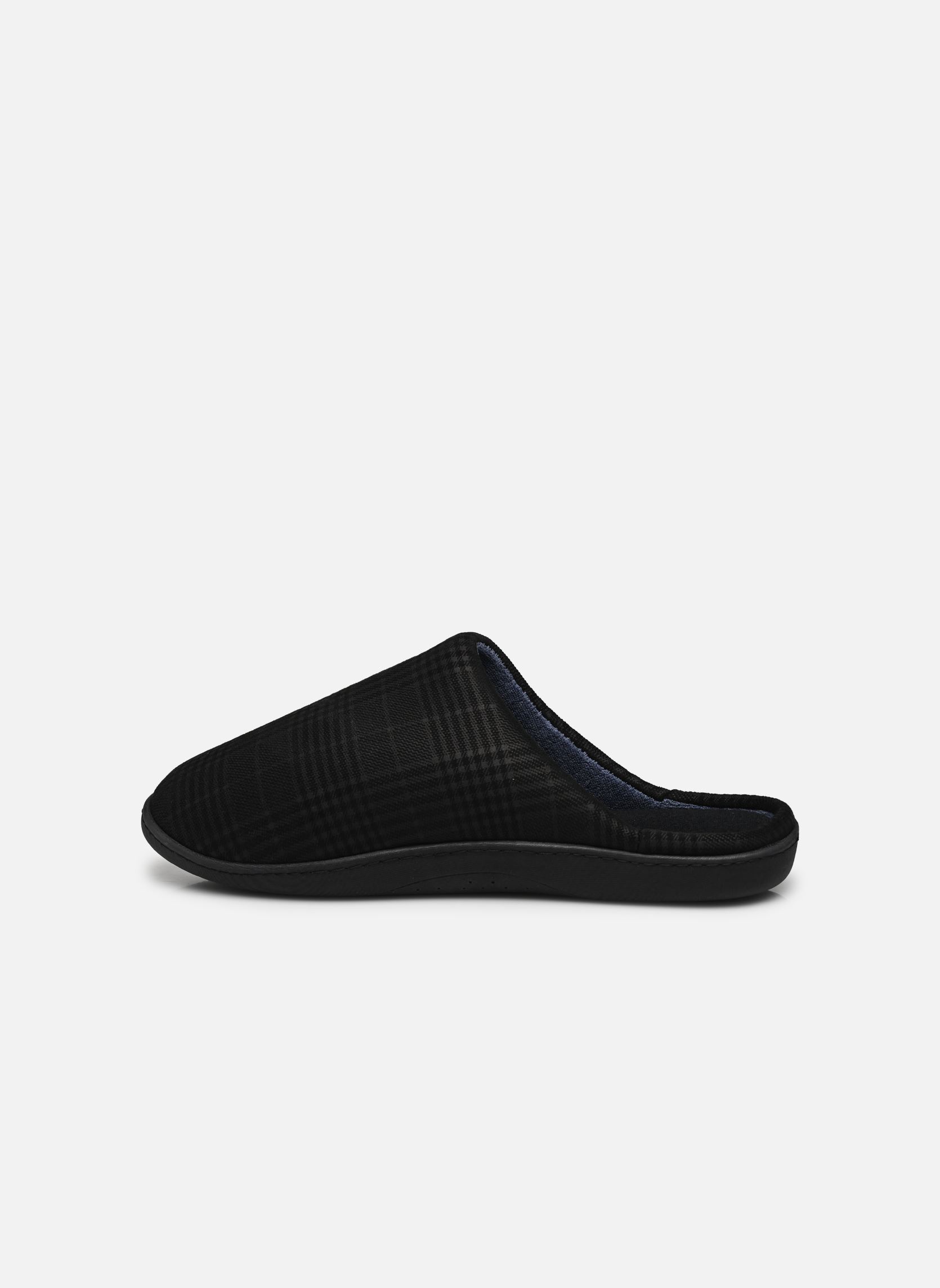 Chaussons Mules semelle ergonomique mousse intérie homme noir Isotoner Chaussons Mules semelle ergonomique mousse intérie homme noir Noir/Tartan