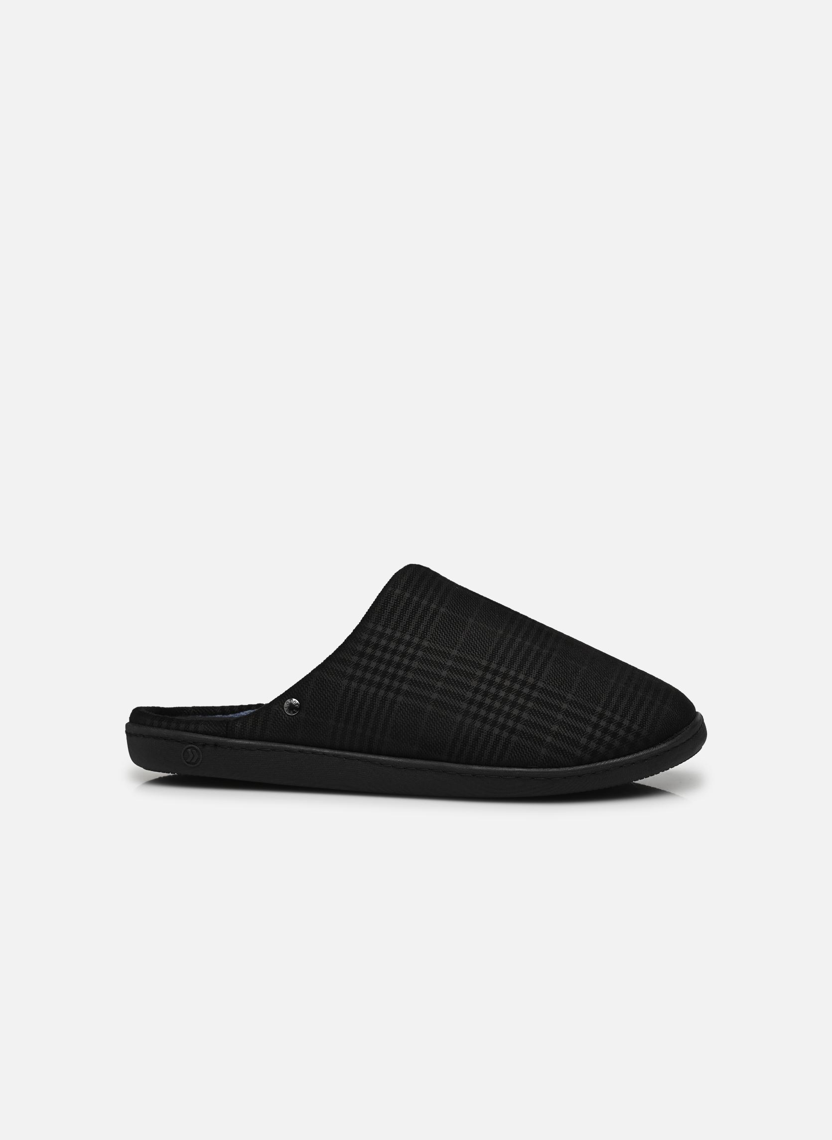 Chaussons Mules semelle ergonomique mousse intérie homme noir Isotoner Chaussons Mules semelle ergonomique mousse intérie homme noir Noir/Tartan
