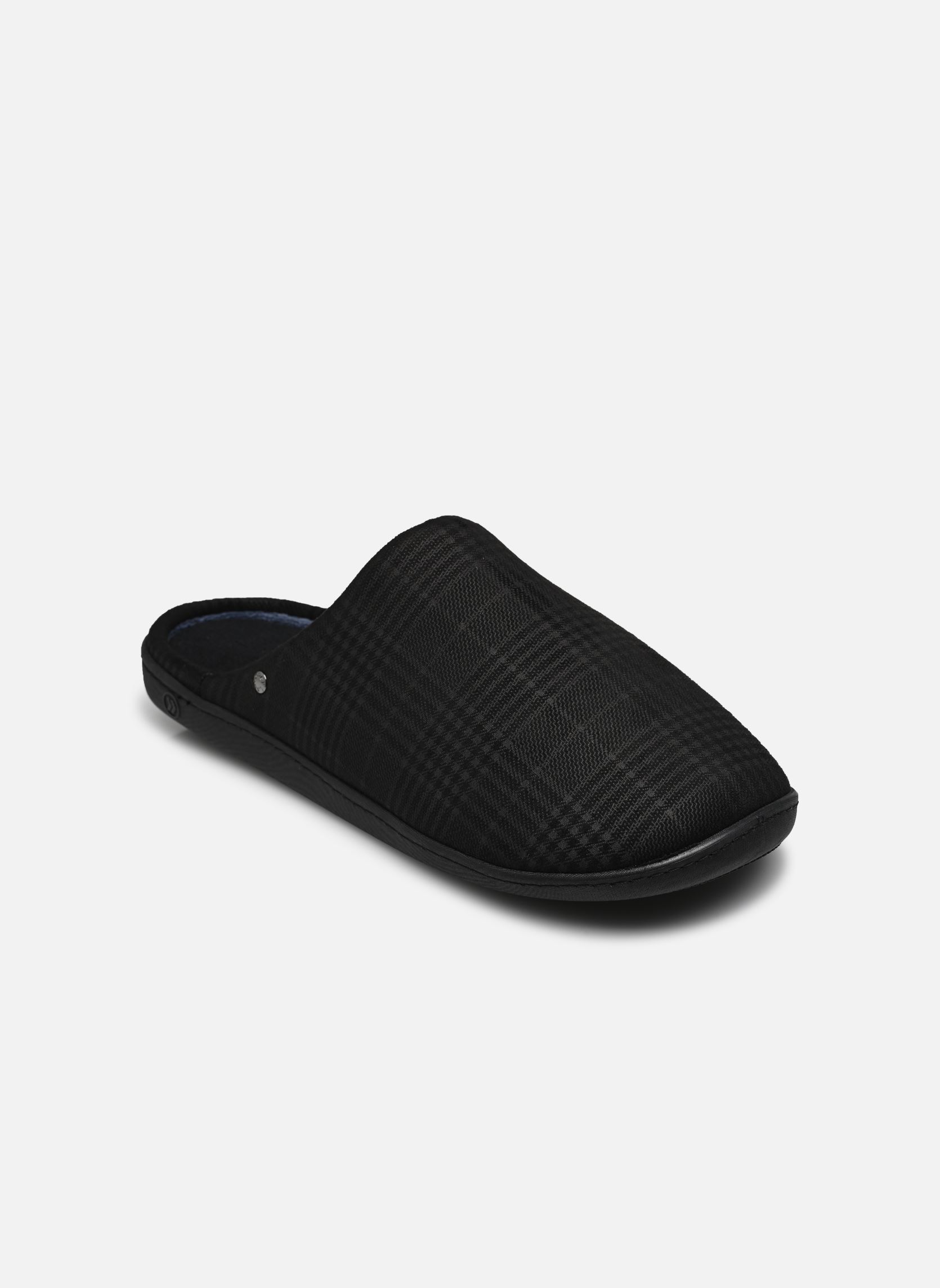 Chaussons sans-gênes Homme Noir tartan