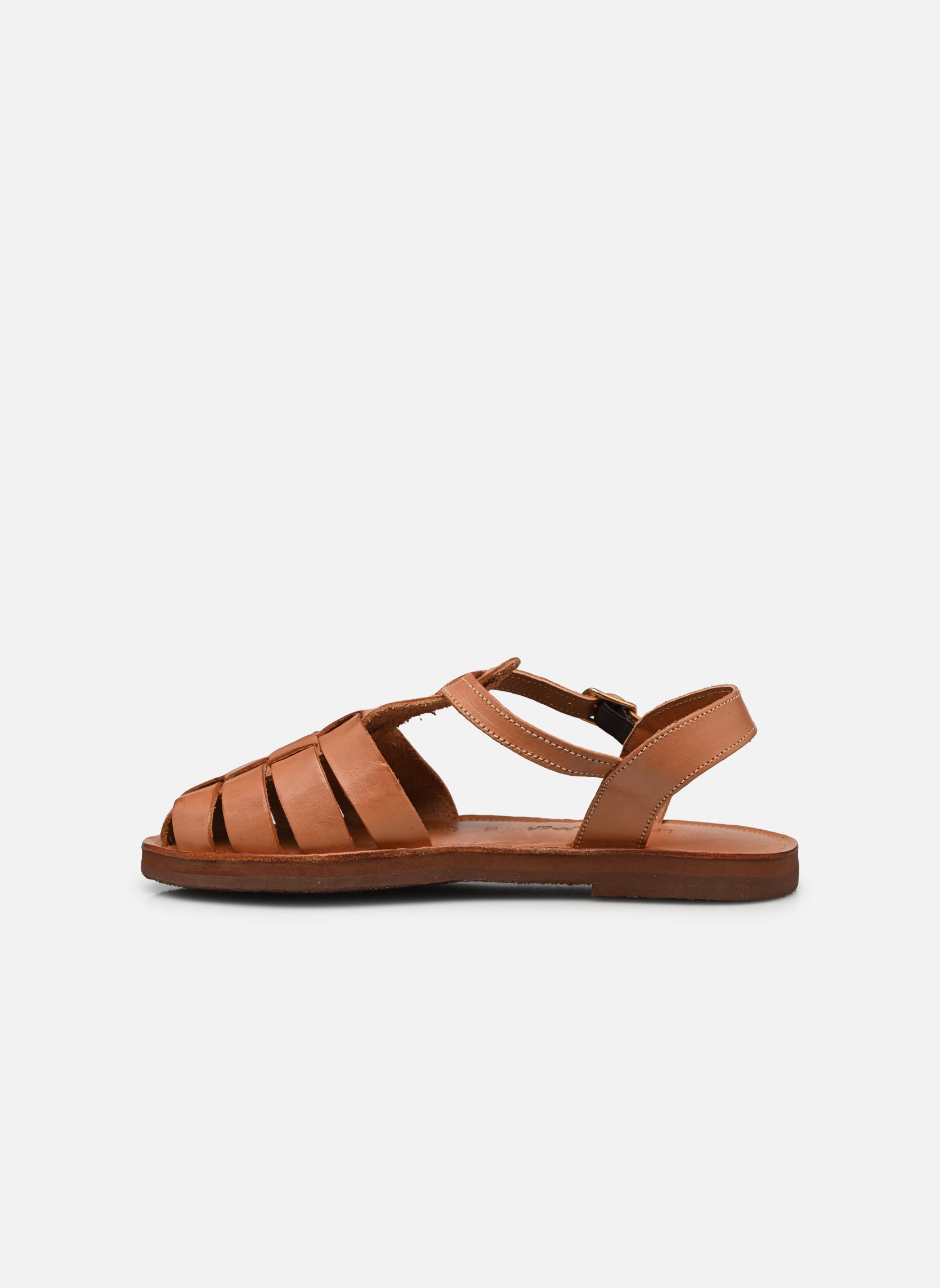 Flache Sandalen Cancun AS14 P24 damen braun Leon & Harper Flache Sandalen Cancun AS14 P24 damen braun NATURAL