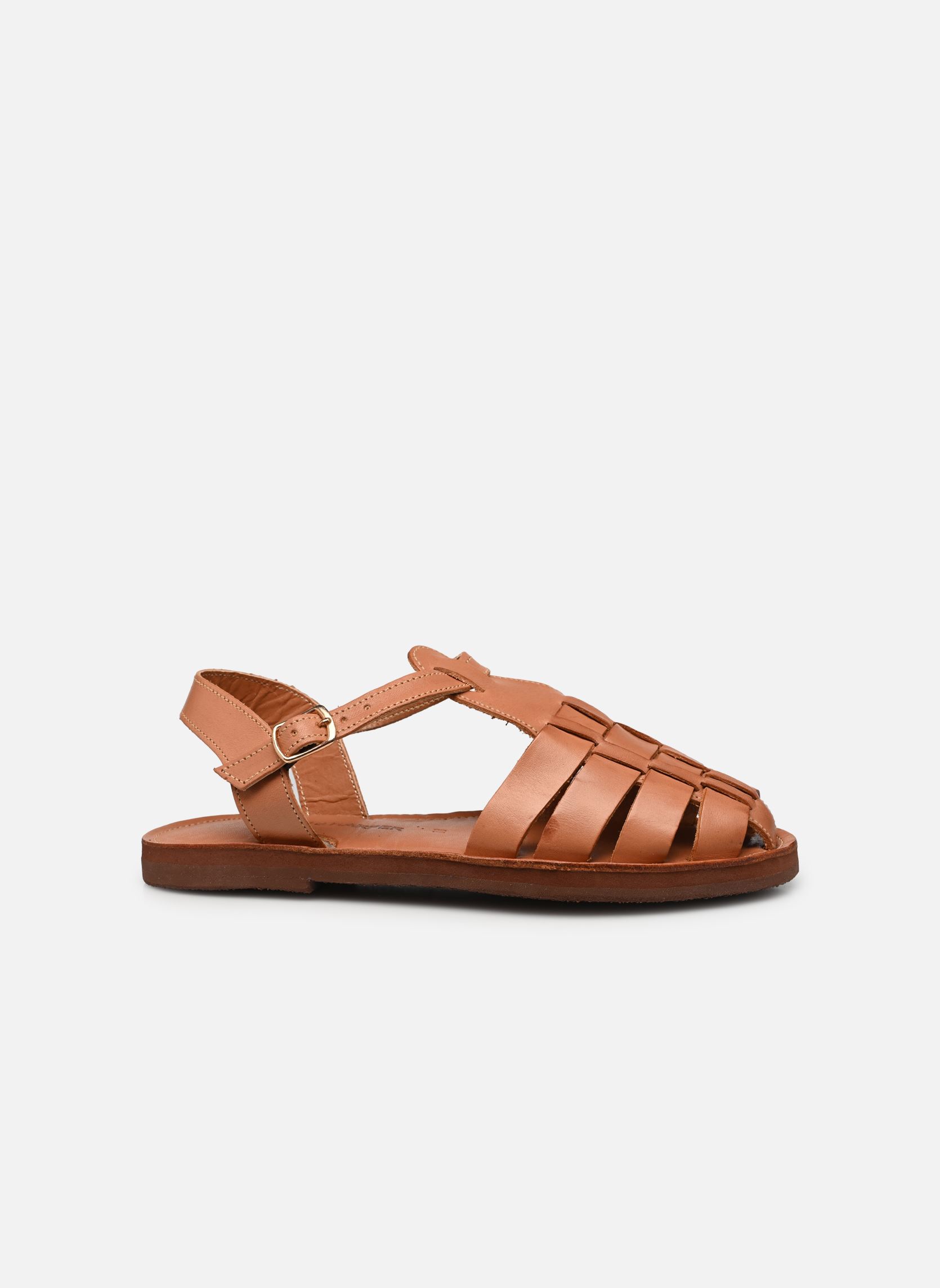 Flache Sandalen Cancun AS14 P24 damen braun Leon & Harper Flache Sandalen Cancun AS14 P24 damen braun NATURAL