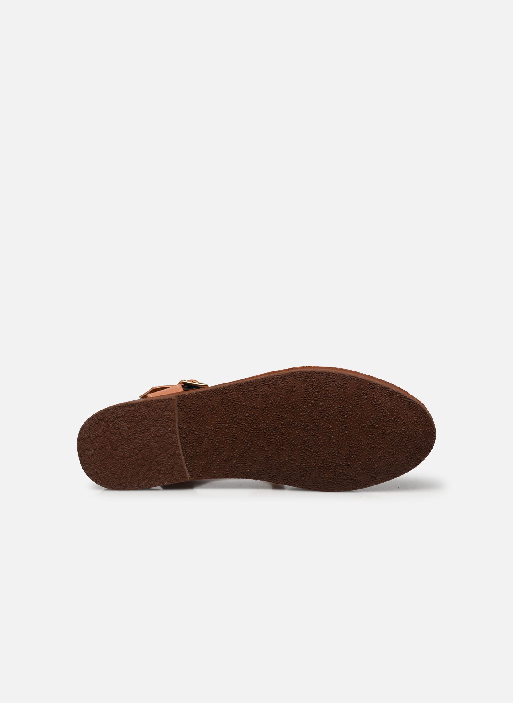 Flache Sandalen Cancun AS14 P24 damen braun Leon & Harper Flache Sandalen Cancun AS14 P24 damen braun NATURAL