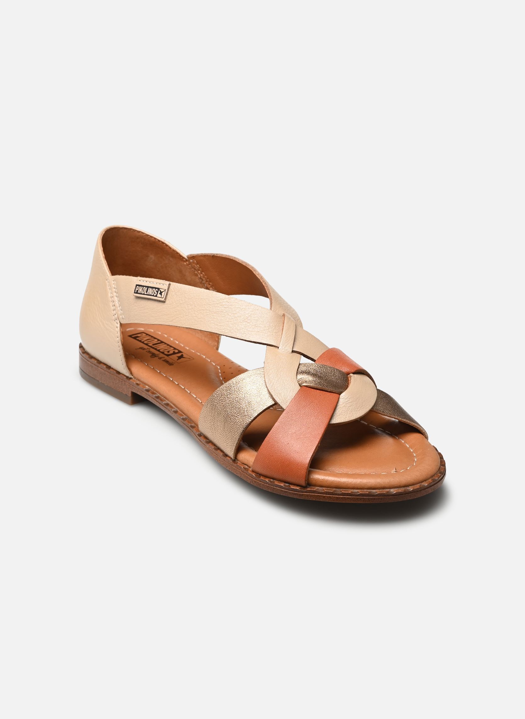 Flache Sandalen ALGAR W0X-0812 damen mehrfarbig Pikolinos Flache Sandalen ALGAR W0X-0812 damen mehrfarbig MARFIL