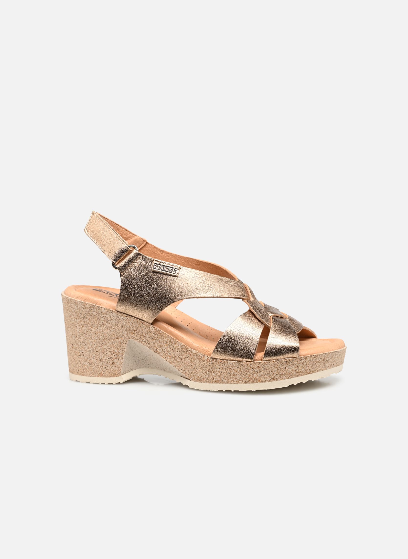 Sandales compensées et plateformes ARENALES W3B-1518CL femme rose Pikolinos Sandales compensées et plateformes ARENALES W3B-1518CL femme rose CHAMPAGNE