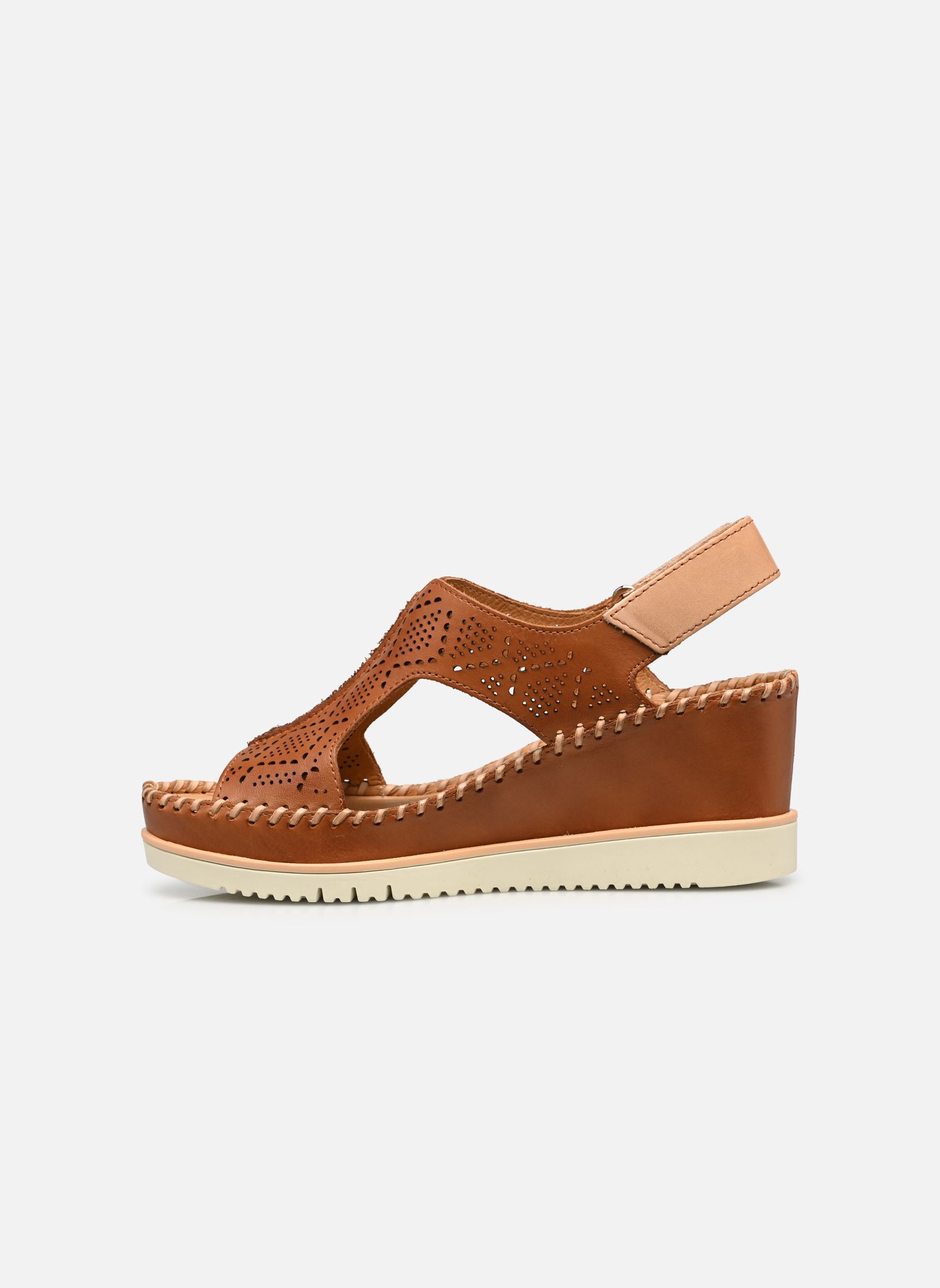 Sandalen met sleehak en plateau AGUADULCE W3Z-1775C1 dames bruin Pikolinos Sandalen met sleehak en plateau AGUADULCE W3Z-1775C1 dames bruin BRANDY