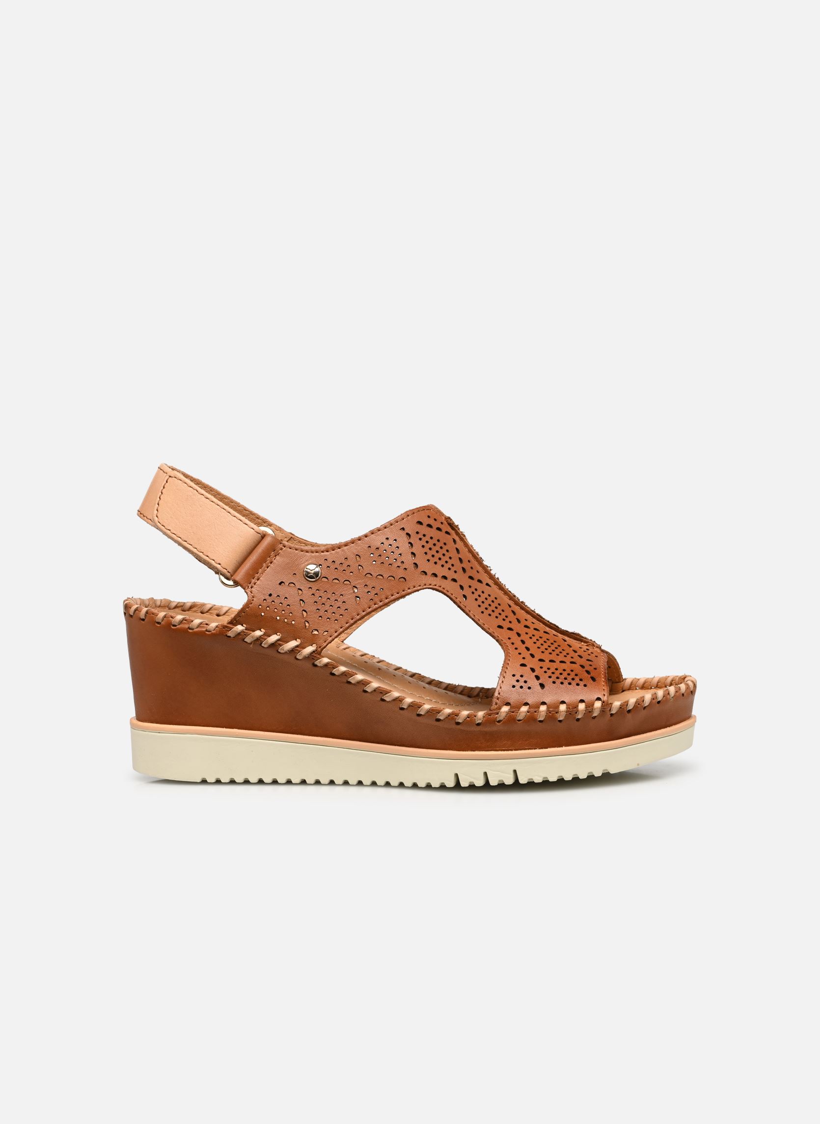 Sandalen met sleehak en plateau AGUADULCE W3Z-1775C1 dames bruin Pikolinos Sandalen met sleehak en plateau AGUADULCE W3Z-1775C1 dames bruin BRANDY