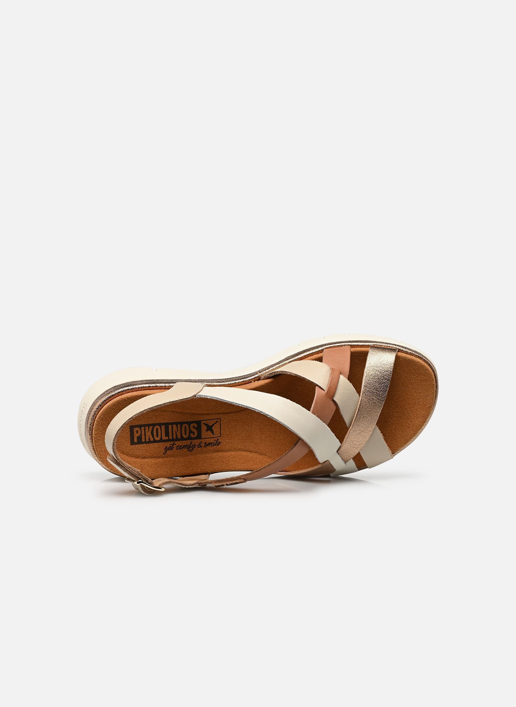 Sandales compensées et plateformes PALMA W4N-0650C1 femme multicolore Pikolinos Sandales compensées et plateformes PALMA W4N-0650C1 femme multicolore MARFIL