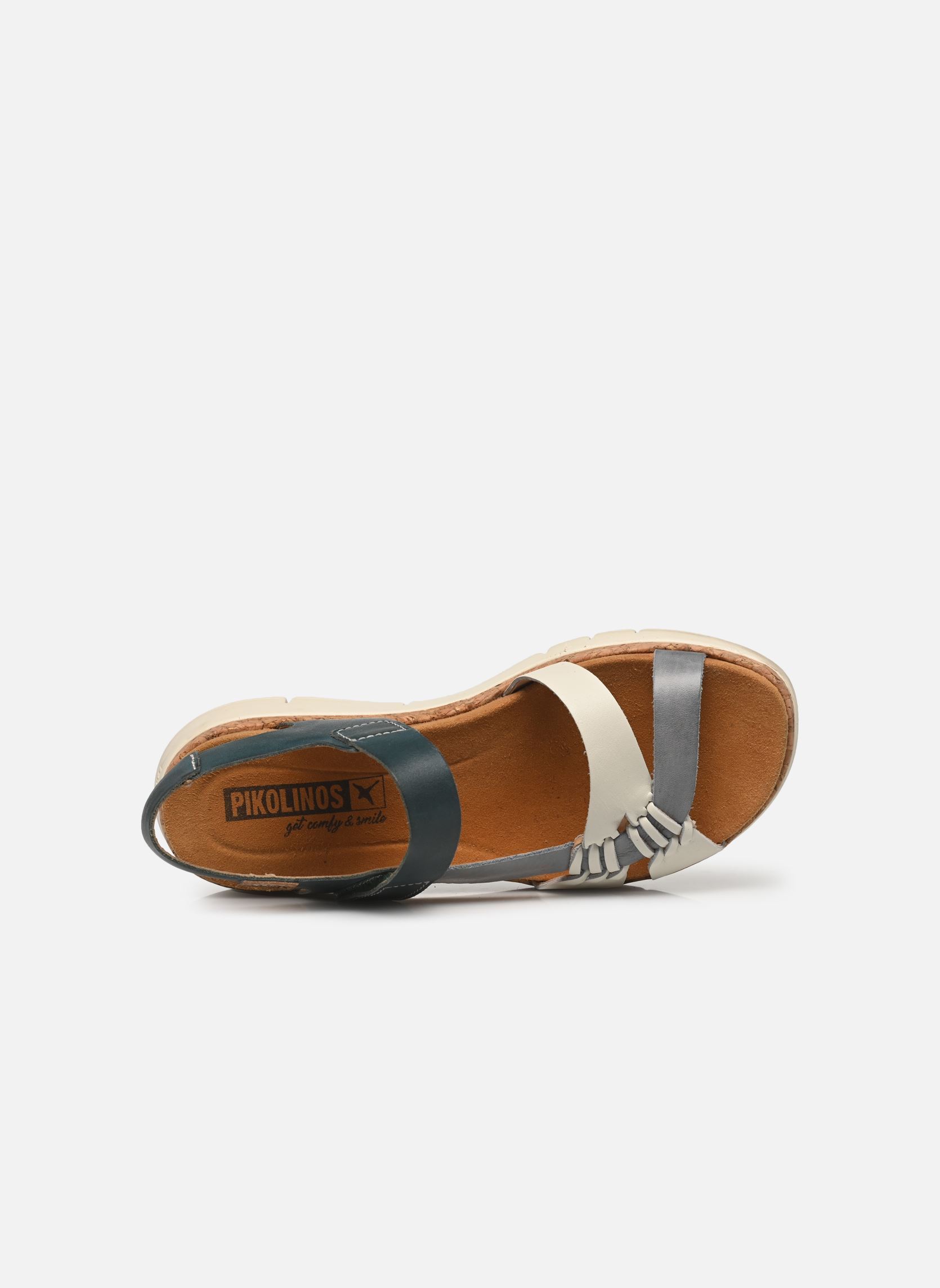 Sandali con zeppa e plateau PALMA W4N-0968 donna blu Pikolinos Sandali con zeppa e plateau PALMA W4N-0968 donna blu RIVER