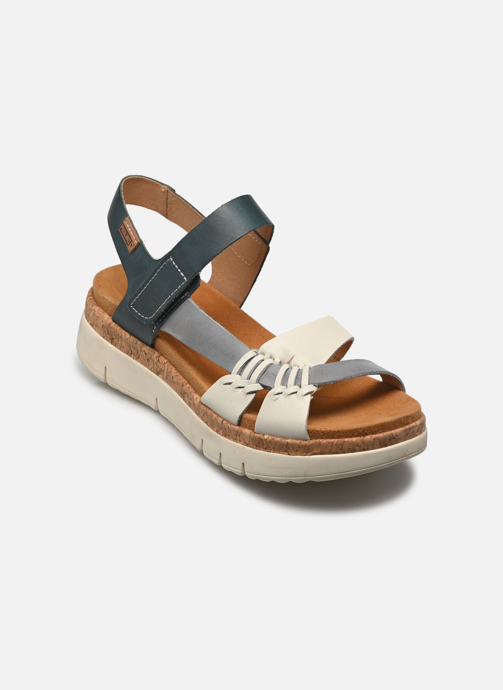 Sandali con zeppa e plateau PALMA W4N-0968 donna blu Pikolinos Sandali con zeppa e plateau PALMA W4N-0968 donna blu RIVER