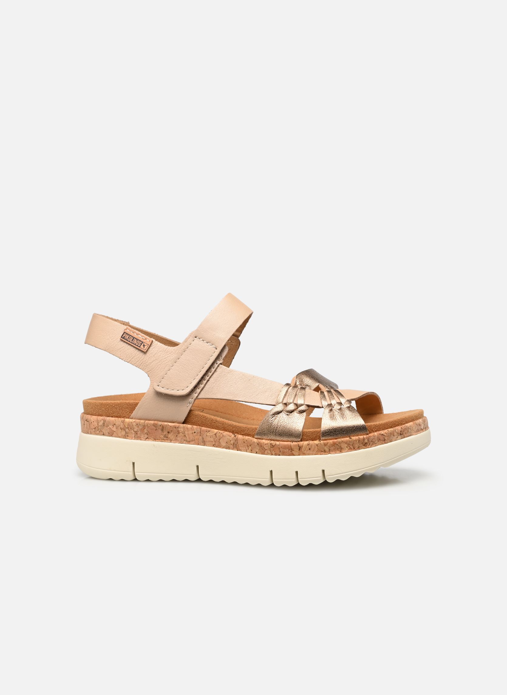 Sandales compensées et plateformes PALMA W4N-0968 femme beige Pikolinos Sandales compensées et plateformes PALMA W4N-0968 femme beige CHAMPAGNE