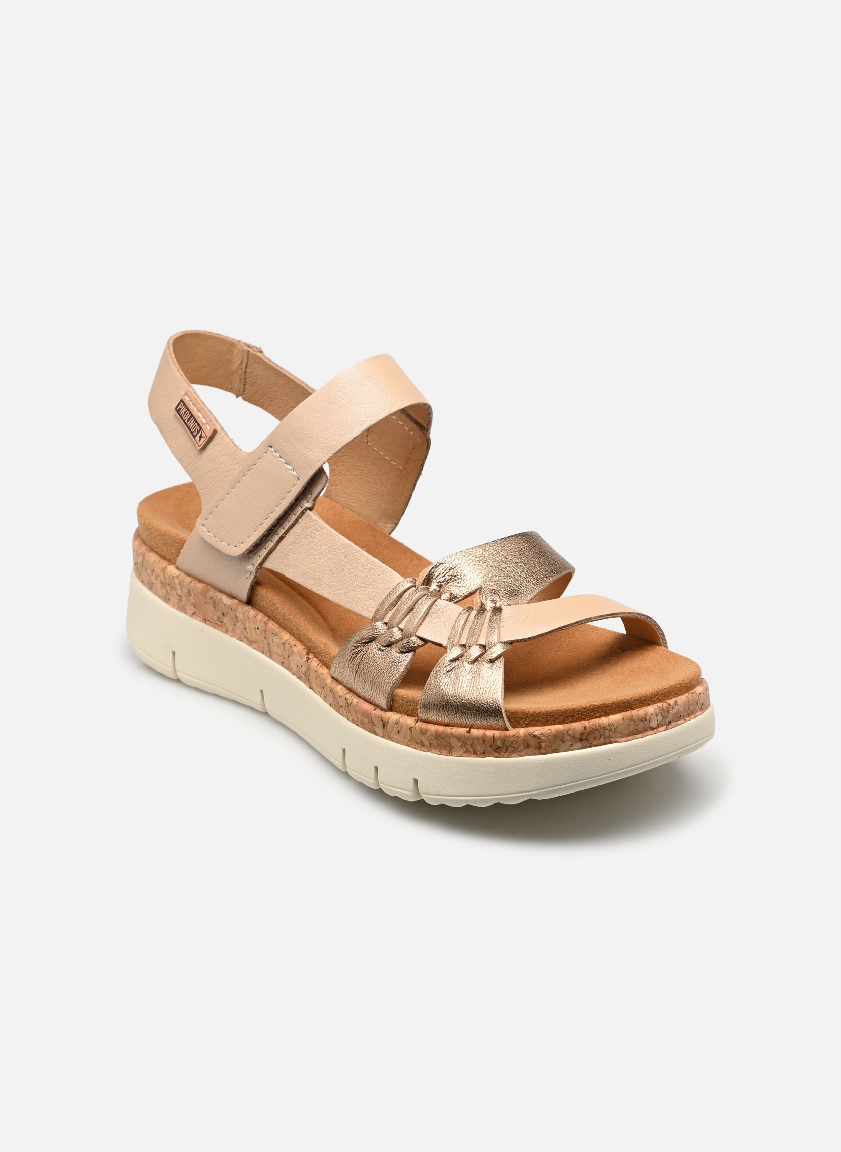 Sandales compensées et plateformes PALMA W4N-0968 femme beige Pikolinos Sandales compensées et plateformes PALMA W4N-0968 femme beige CHAMPAGNE