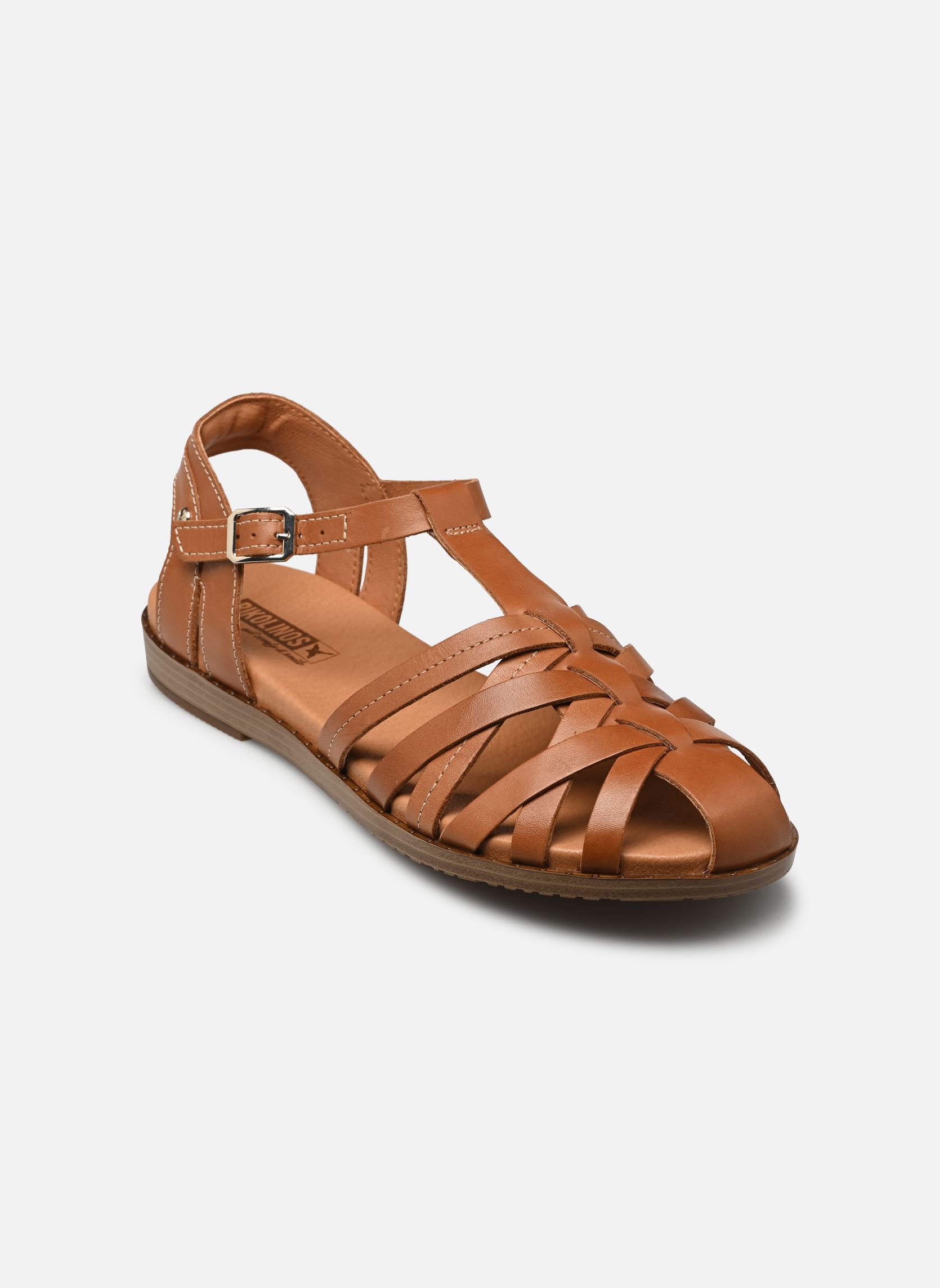 Sandales plates FORMENTERA W8Q-0803 femme marron Pikolinos Sandales plates FORMENTERA W8Q-0803 femme marron BRANDY