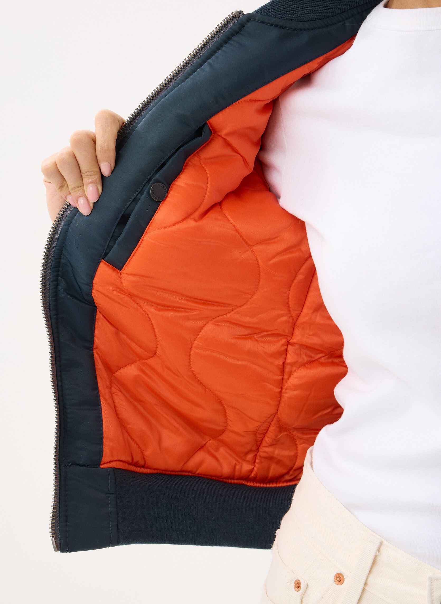 Blousons Bomber Femme-AIRFORCEWRS femme bleu Schott Blousons Bomber Femme-AIRFORCEWRS femme bleu NAVY