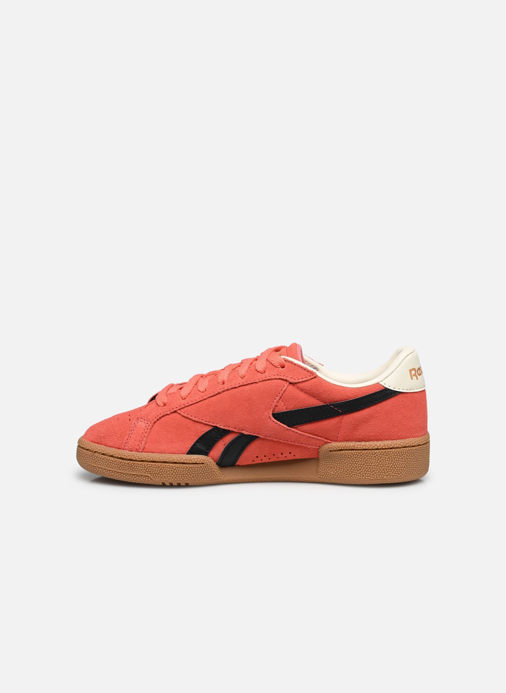 Baskets Club C Grounds Uk femme orange Reebok Baskets Club C Grounds Uk femme orange SUNSETCORAL/BLACK/GUM