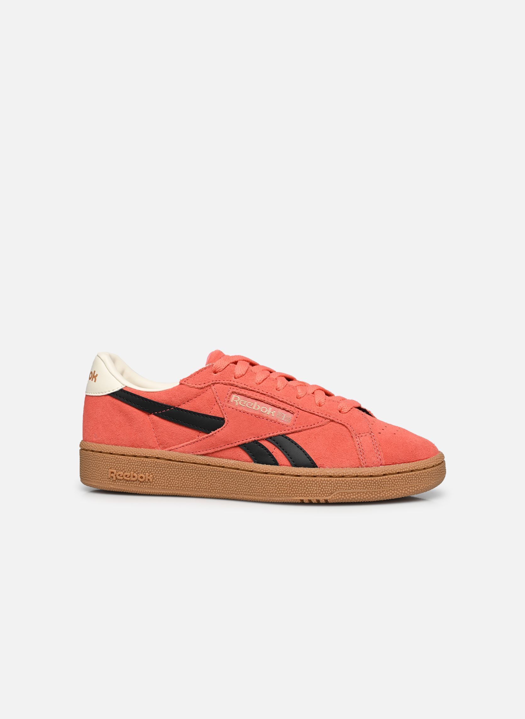 Baskets Club C Grounds Uk femme orange Reebok Baskets Club C Grounds Uk femme orange SUNSETCORAL/BLACK/GUM