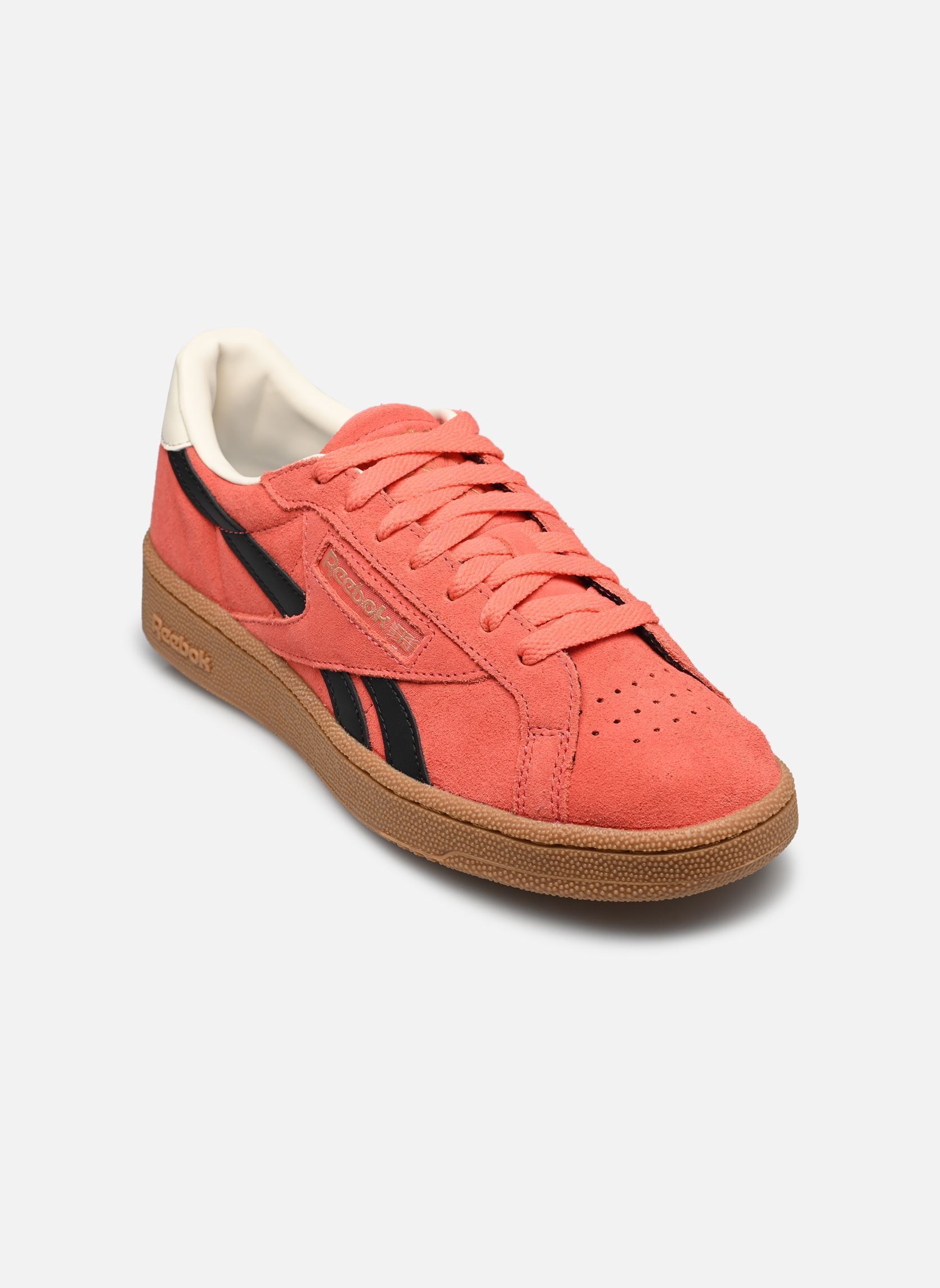 Baskets Club C Grounds Uk femme orange Reebok Baskets Club C Grounds Uk femme orange SUNSETCORAL/BLACK/GUM