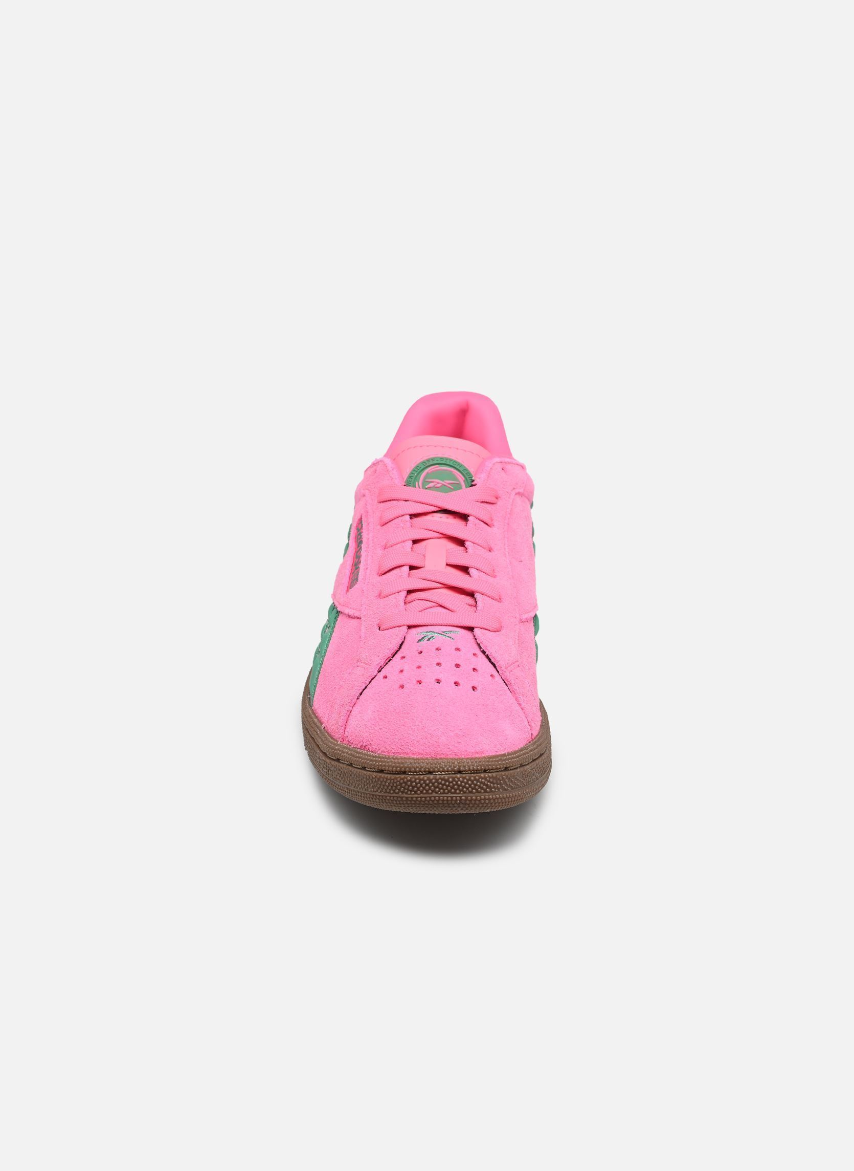 Baskets Club C Grounds Uk femme rose Reebok Baskets Club C Grounds Uk femme rose ATOMICPINK/UPGRADEGREEN/GUM