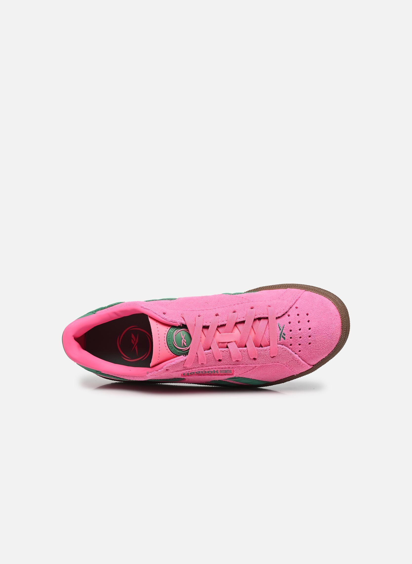 Baskets Club C Grounds Uk femme rose Reebok Baskets Club C Grounds Uk femme rose ATOMICPINK/UPGRADEGREEN/GUM