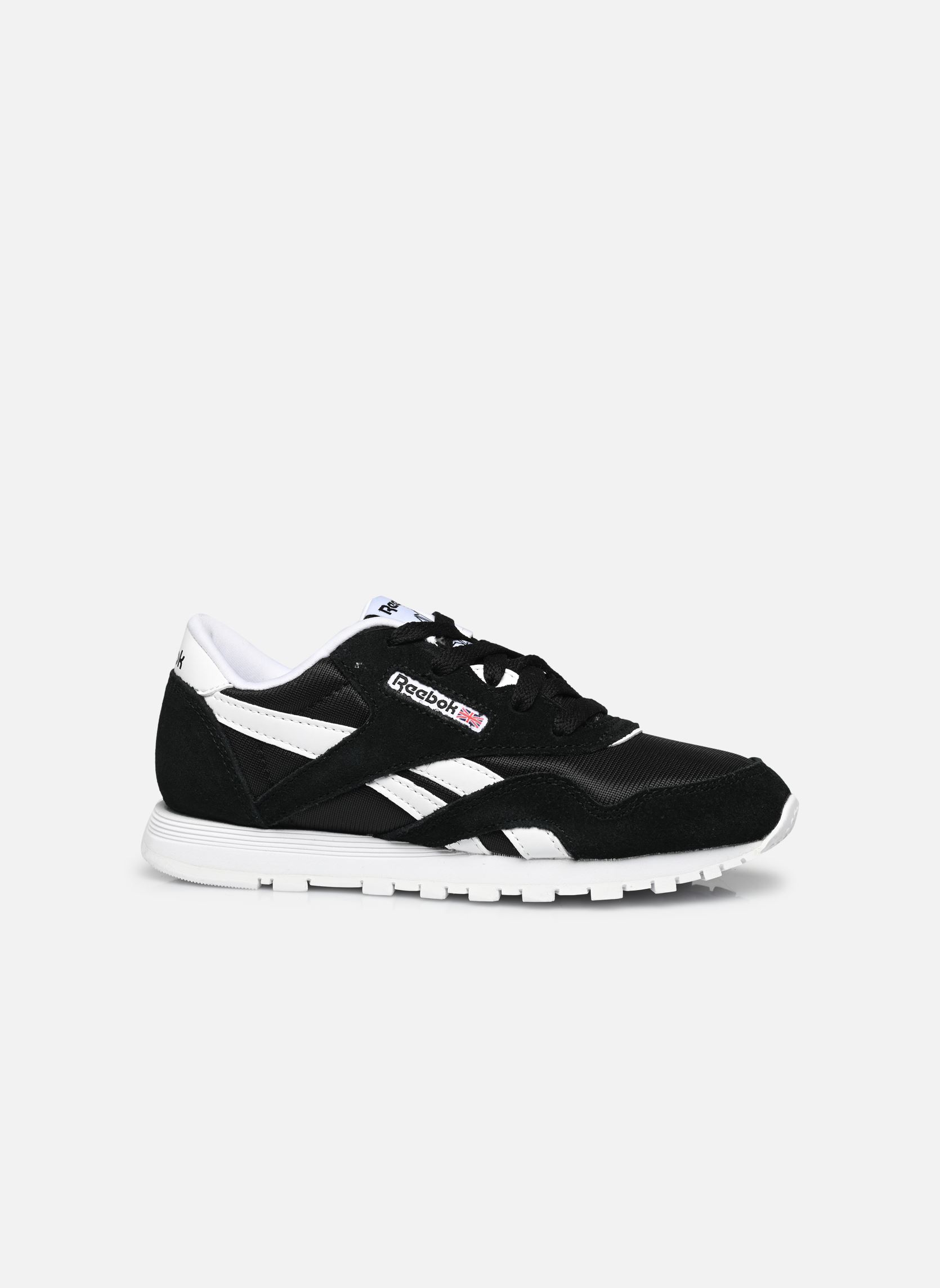 Niedrige Sneaker Cl Nylon K schwarz Reebok Niedrige Sneaker Cl Nylon K schwarz Blackblackwhite