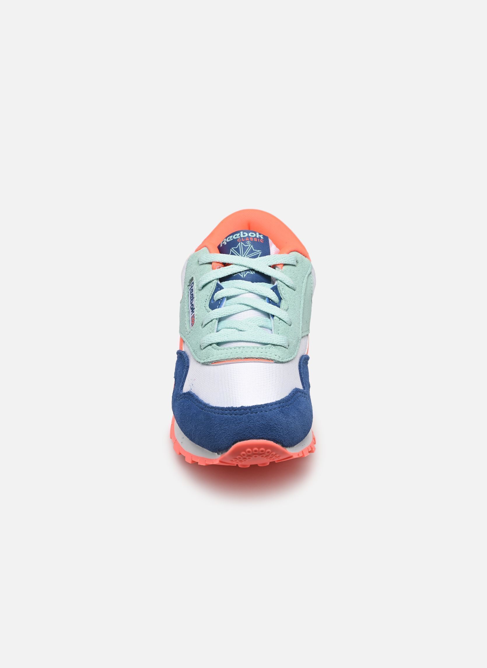 Niedrige Sneaker Cl Nylon K blau Reebok Niedrige Sneaker Cl Nylon K blau TWILIGIHTBLUE/FTWRWHITE/FLASHO