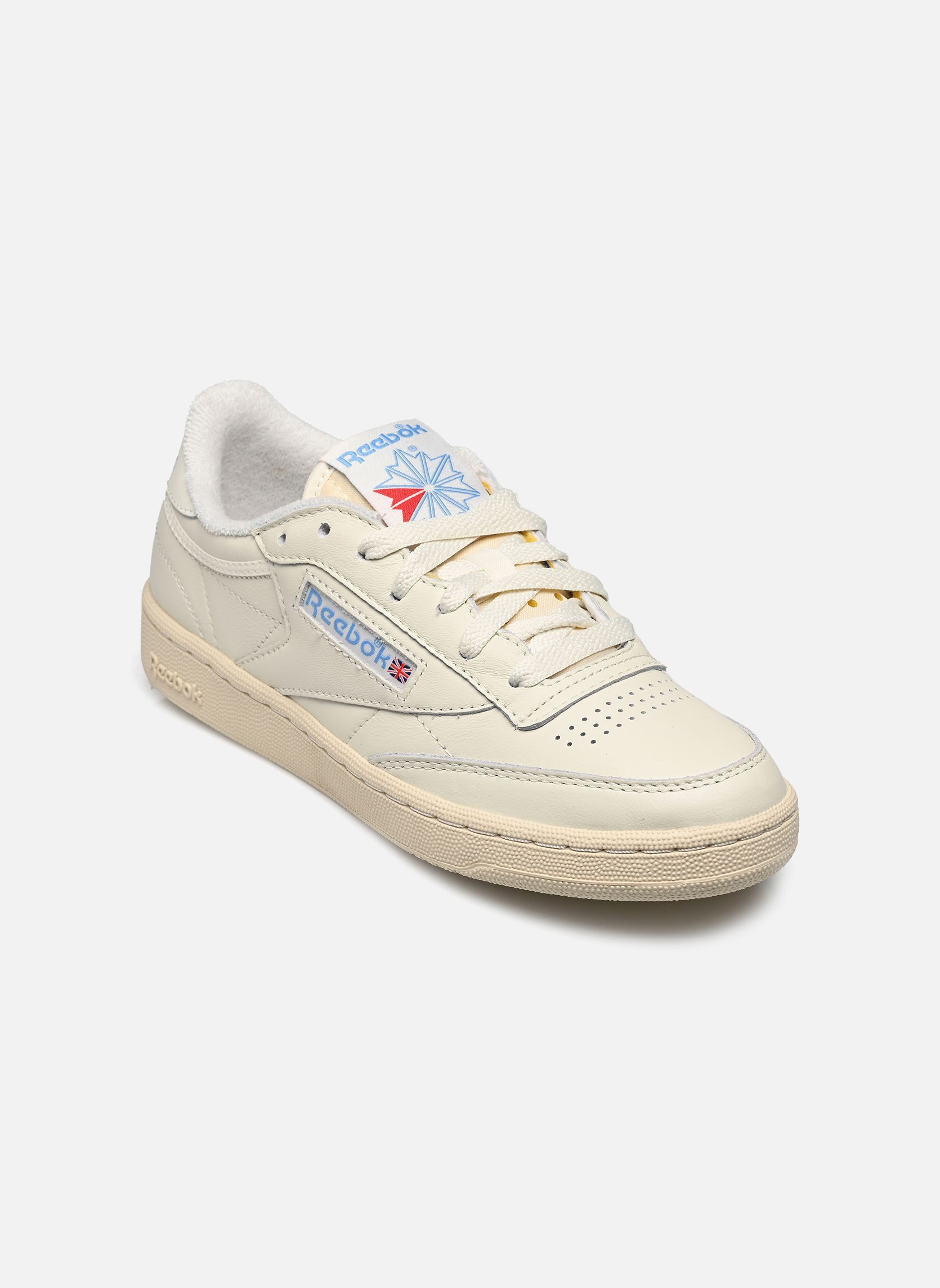 Baskets Club C 85 Vintage femme blanc Reebok Baskets Club C 85 Vintage femme blanc CHALK/ALABAS/SKYBLU