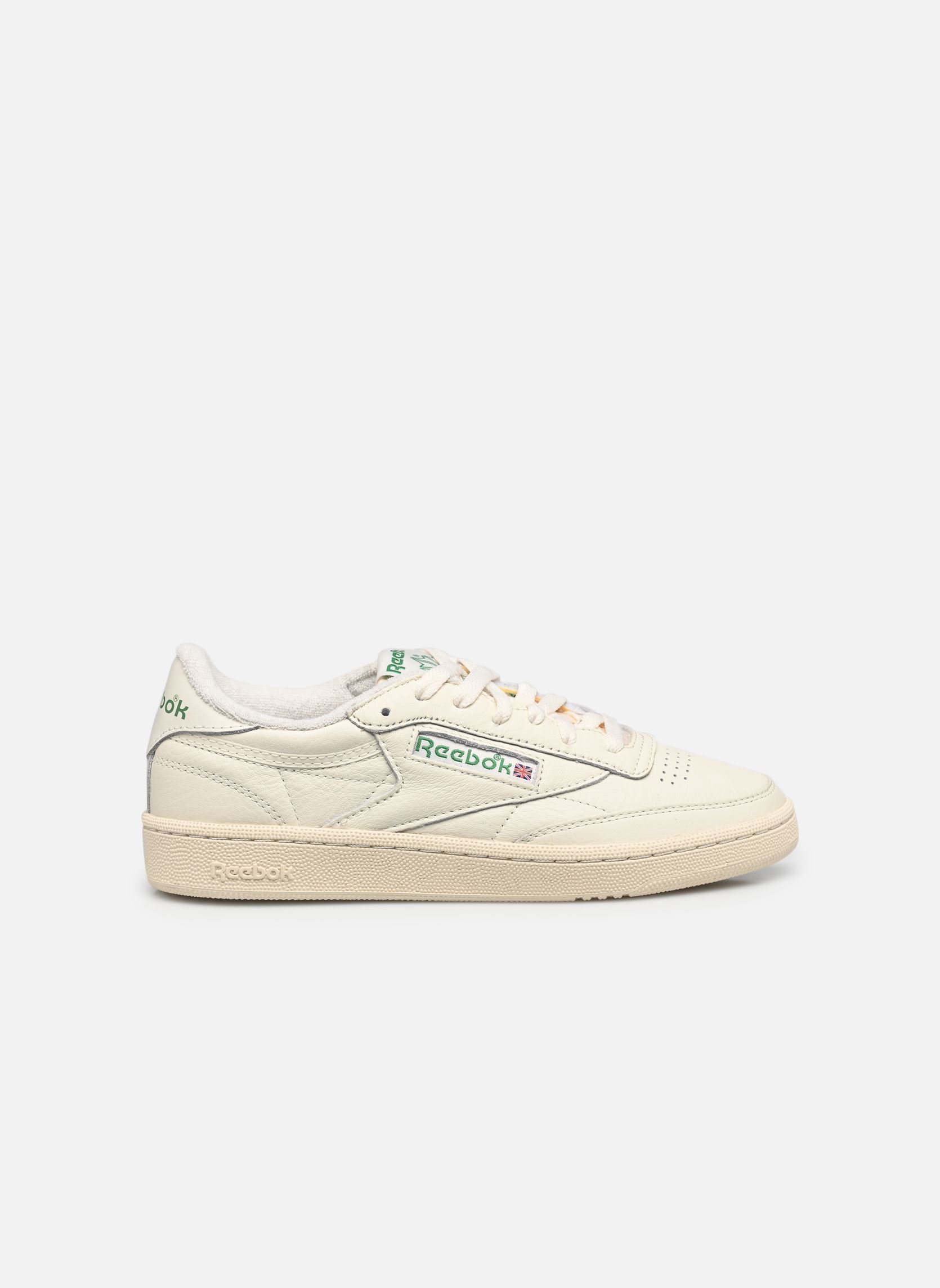 Baskets Club C 85 Vintage femme blanc Reebok Baskets Club C 85 Vintage femme blanc CHALK/ALABAS/GLEGRN