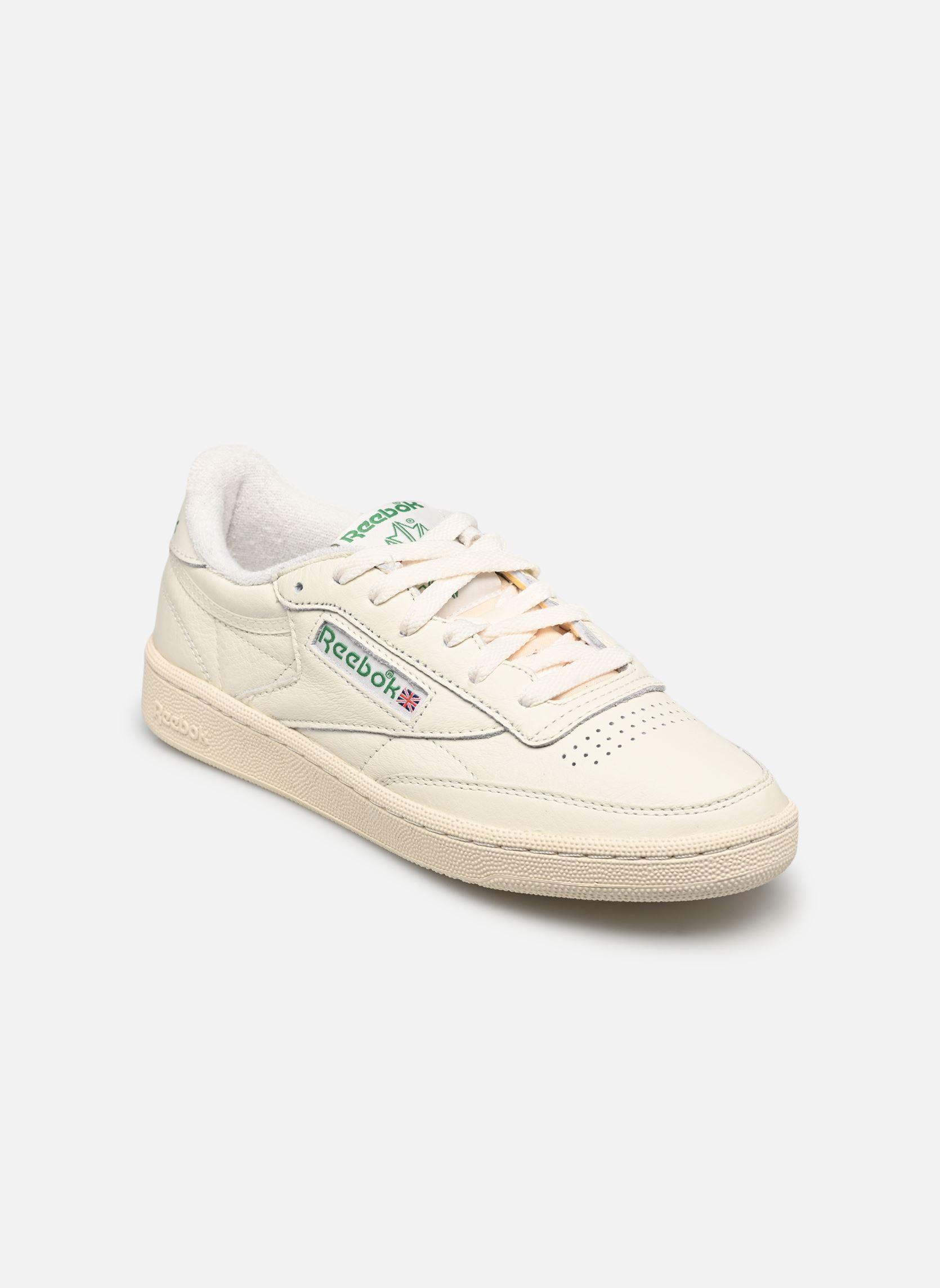 Baskets Club C 85 Vintage femme blanc Reebok Baskets Club C 85 Vintage femme blanc CHALK/ALABAS/GLEGRN