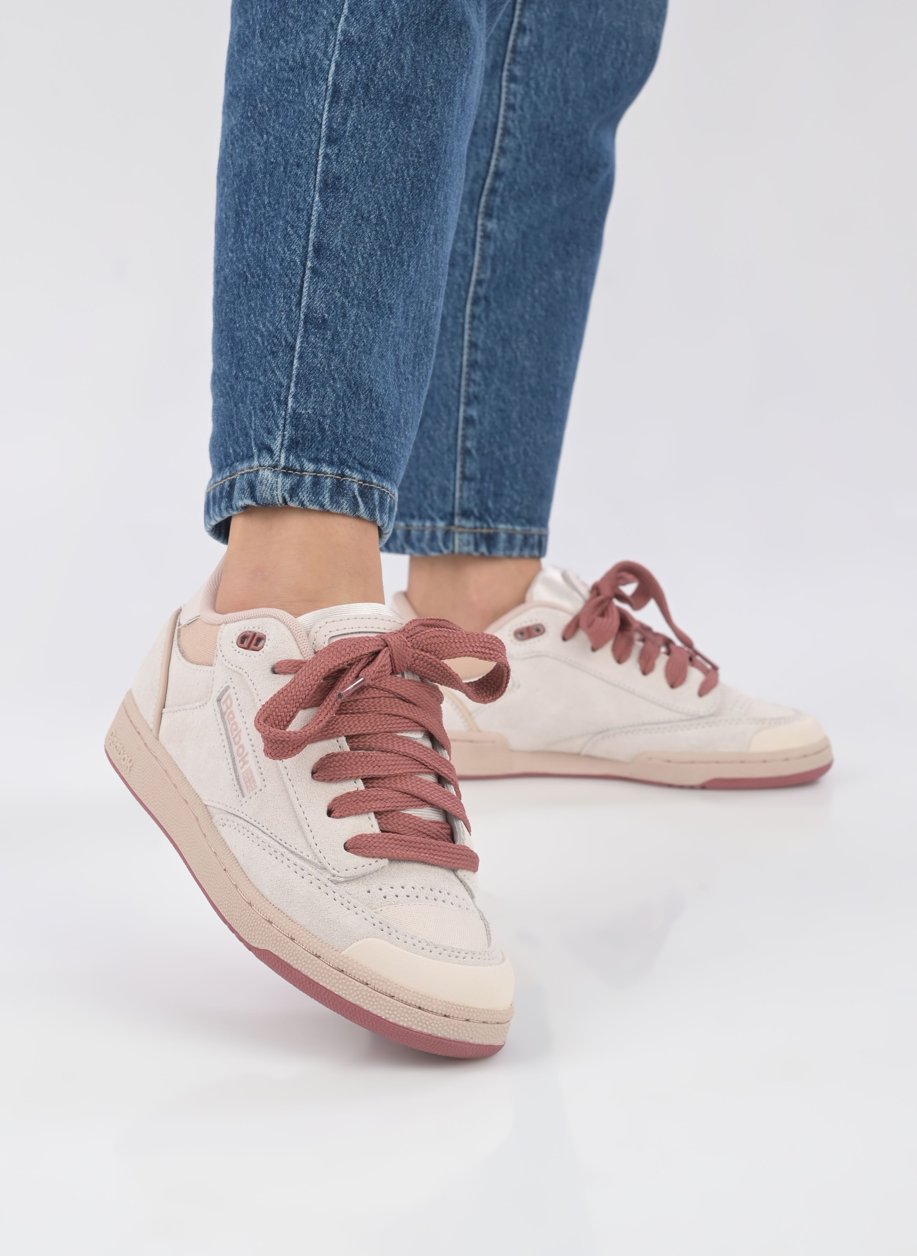 Baskets Club C Bulc W femme rose Reebok Baskets Club C Bulc W femme rose Blush/Pinstu/Sedros