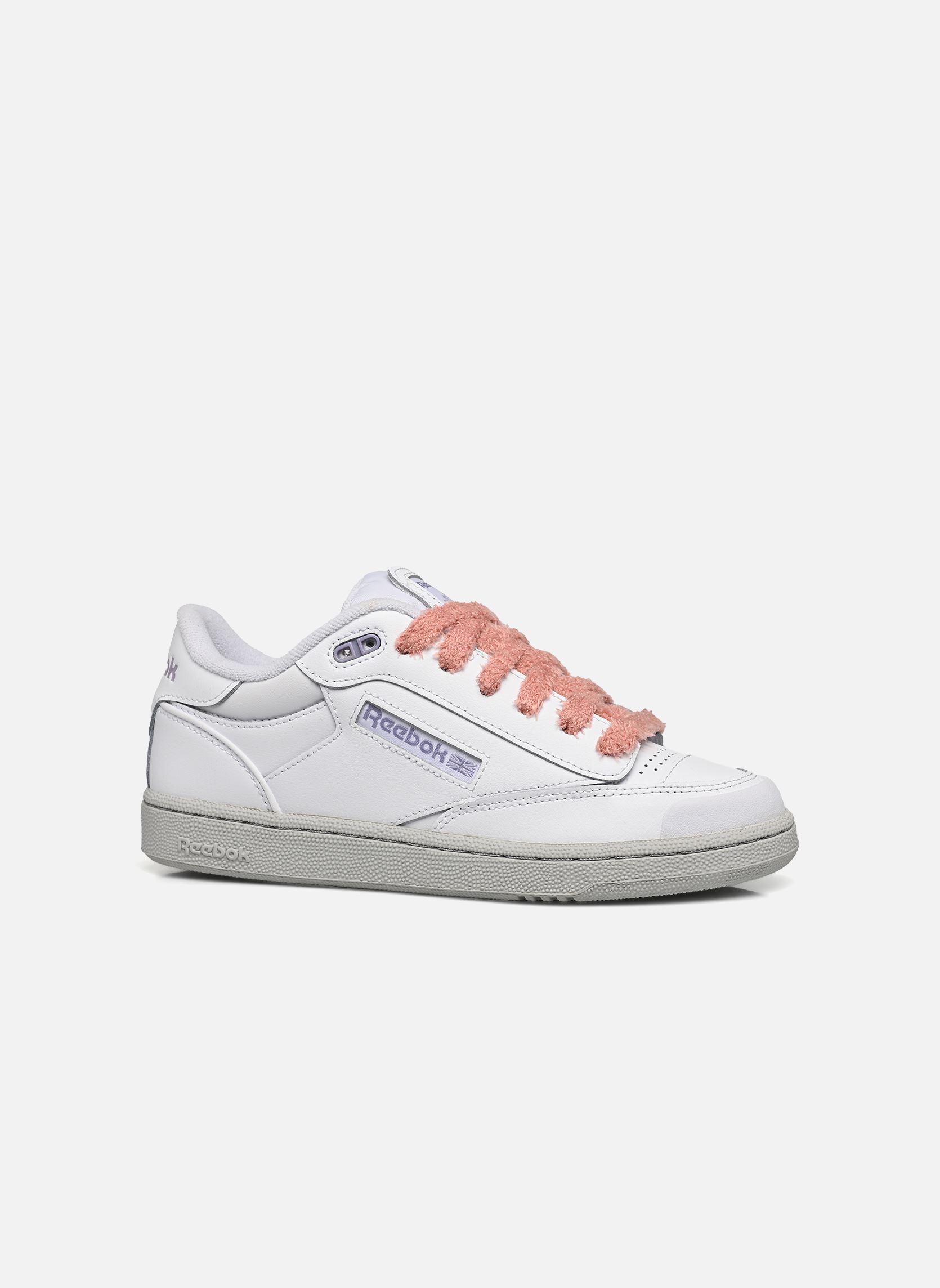 Sneakers Club C Bulc W dames wit Reebok Sneakers Club C Bulc W dames wit WHITE/WHITE/DUSKPURPLE