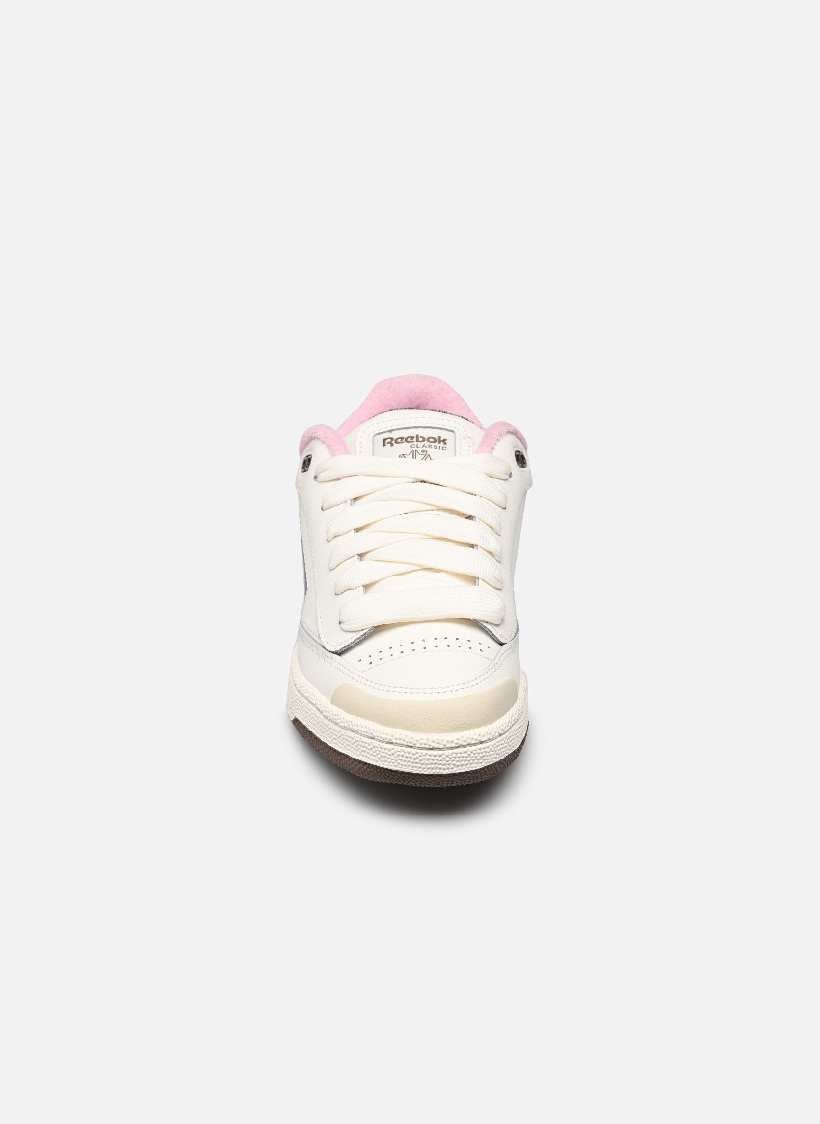 Sneakers Club C Bulc W dames wit Reebok Sneakers Club C Bulc W dames wit CHALK/ASTROROSE/UTILITYBROWN