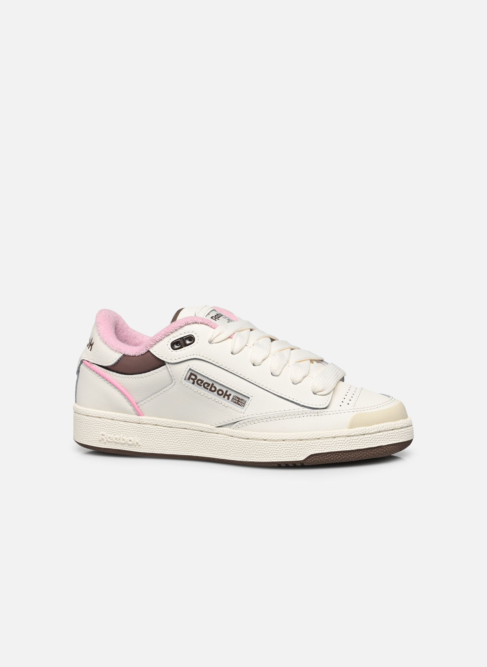 Sneakers Club C Bulc W dames wit Reebok Sneakers Club C Bulc W dames wit CHALK/ASTROROSE/UTILITYBROWN