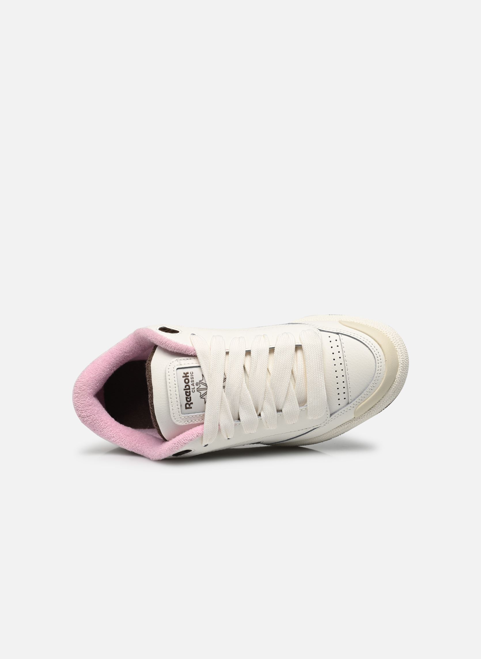 Sneakers Club C Bulc W dames wit Reebok Sneakers Club C Bulc W dames wit CHALK/ASTROROSE/UTILITYBROWN