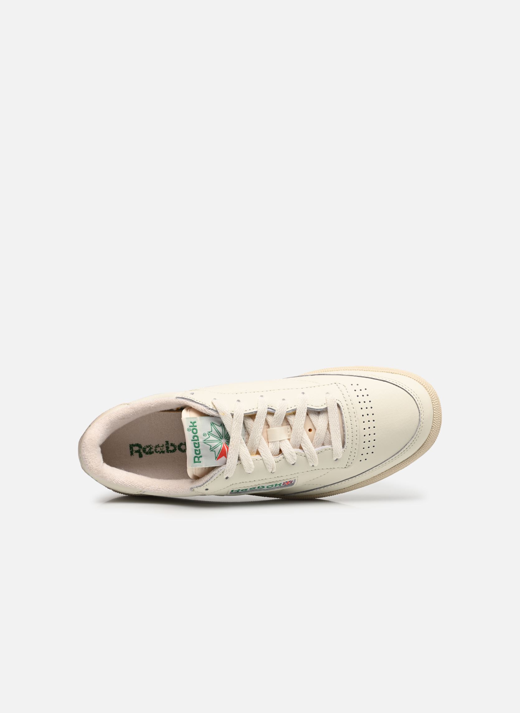 Baskets Club C 85 Vintage M homme blanc Reebok Baskets Club C 85 Vintage M homme blanc TOP-CHALK/PAPERWHITE/GLEN GREE