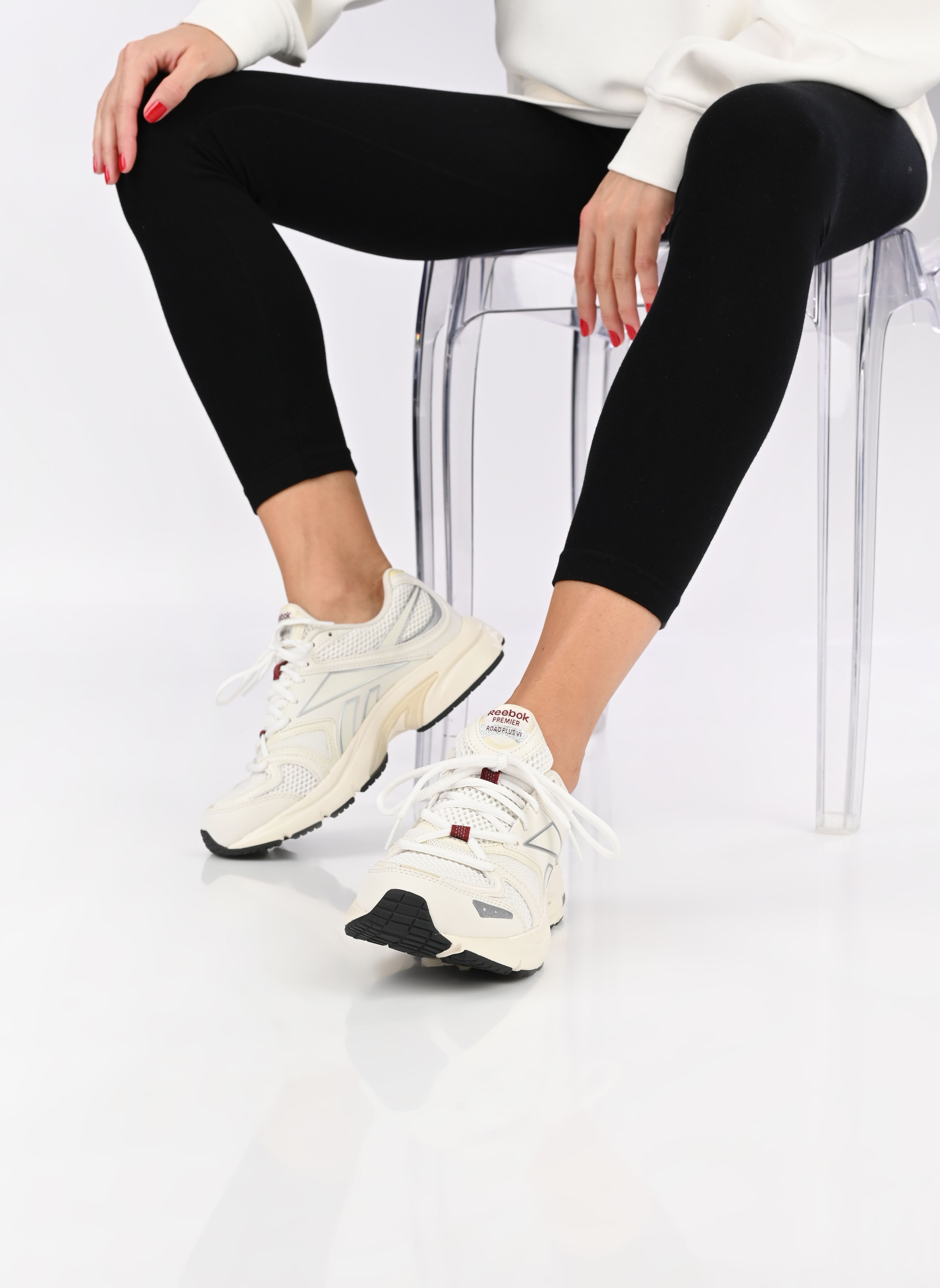 Sneakers Rbk Premier Road Plus Vi W dames wit Reebok Sneakers Rbk Premier Road Plus Vi W dames wit CHALK/CHALK/ALABASTER