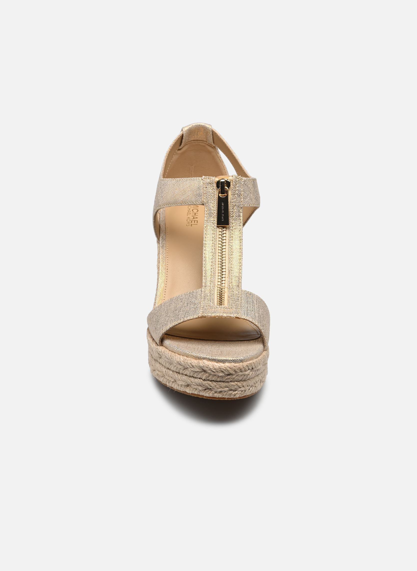 Sandales compensées et plateformes BERKLEY MID WEDGE femme or et bronze Michael Michael Kors Sandales compensées et plateformes BERKLEY MID WEDGE femme or et bronze Pale Gold New