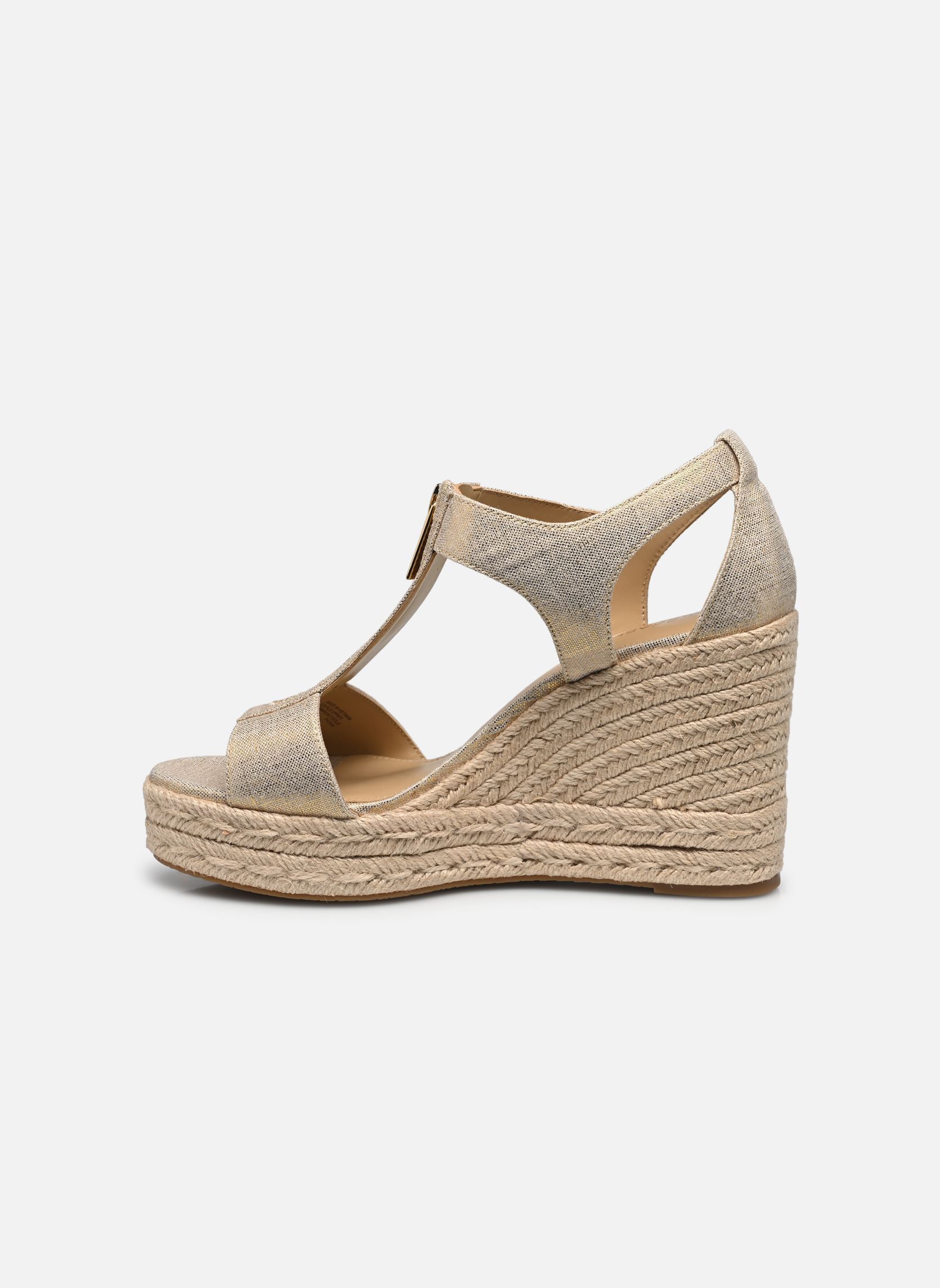 Sandales compensées et plateformes BERKLEY MID WEDGE femme or et bronze Michael Michael Kors Sandales compensées et plateformes BERKLEY MID WEDGE femme or et bronze Pale Gold New