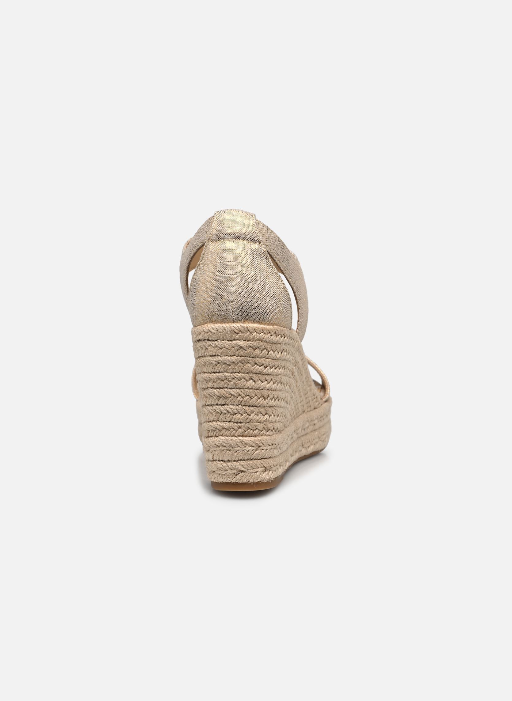 Sandales compensées et plateformes BERKLEY MID WEDGE femme or et bronze Michael Michael Kors Sandales compensées et plateformes BERKLEY MID WEDGE femme or et bronze Pale Gold New